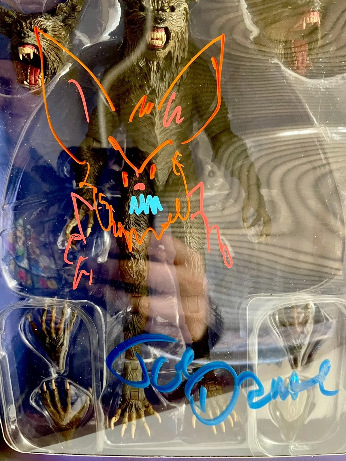 Joe Dante — Joe Dante Signed The Howling Ultimate Werewolf NECA Figure Autograph JSA COA, изображение 3