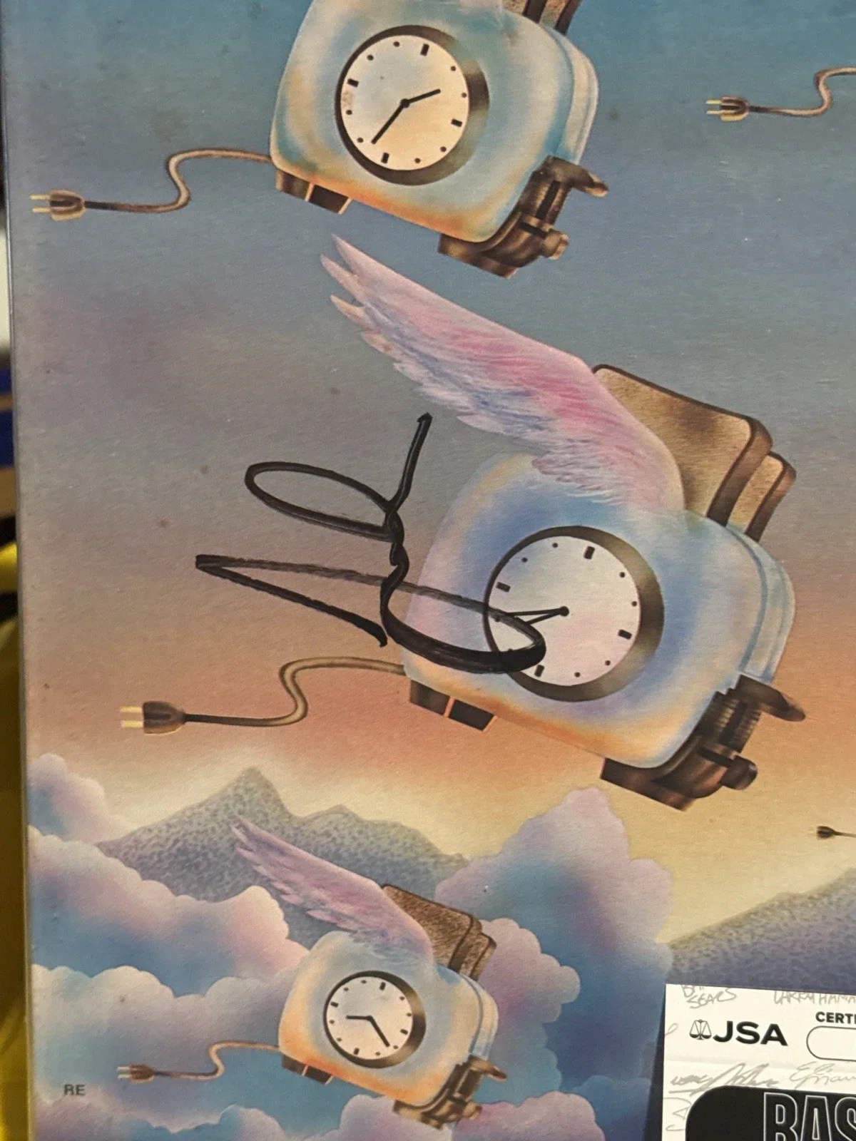 Jefferson Airplane Thirty Seconds Over Winterland LP Jorma + Jack Autograph JSA, image 3