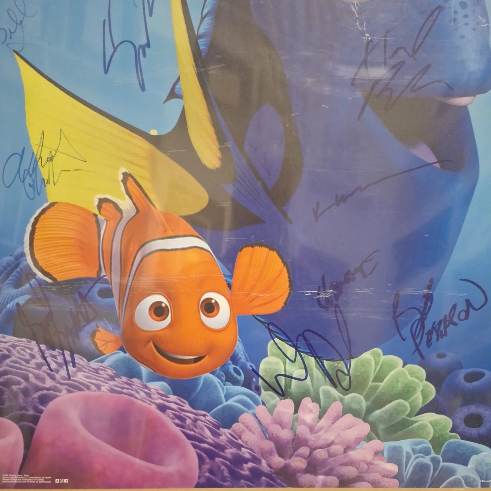 Ellen DeGeneres — FINDING DORY SIGNED 15X POSTER, DEGENERES,ONEIL,KEATON,WEAVER,GARRETT,BROOKS ++, image 5