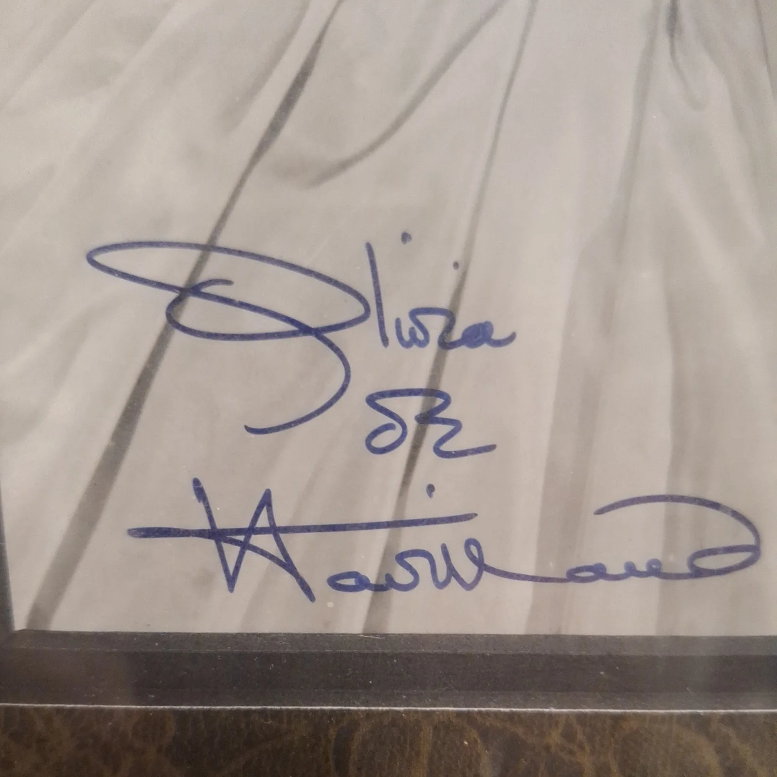 OLIVIA DE HAVILLAND SIGNED PHOTO AS MELANIE GONE WITH THE WIND FRAMED WITH COA, изображение 4