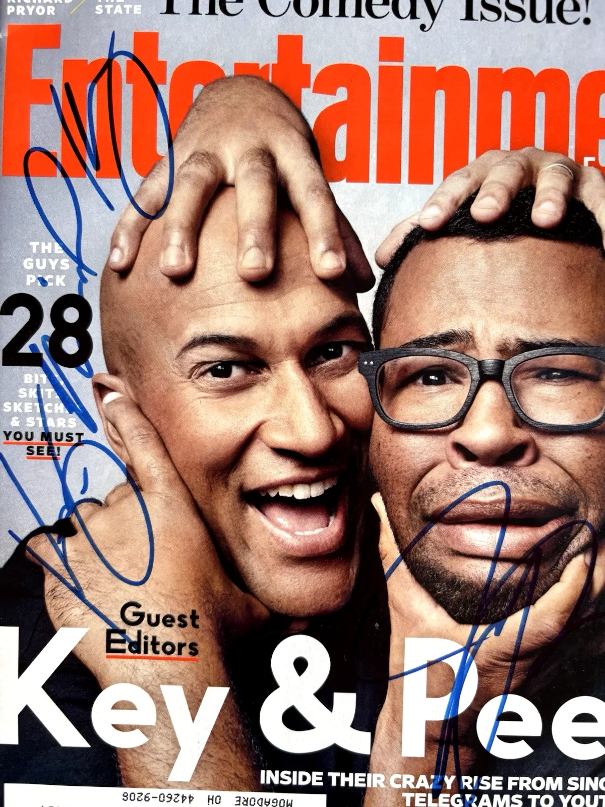 KEY AND PEELE - KEEGAN MICHAEL KEY & JORDAN PEELE Signed Magazine PSA DNA COA, image 3