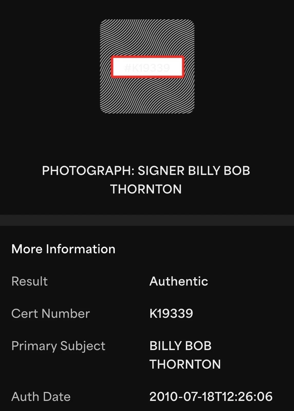 Billy Bob Thornton — Billy Bob Thornton Signed Autograph Auto Bad Santa 8x10 PSA Coa, image 4