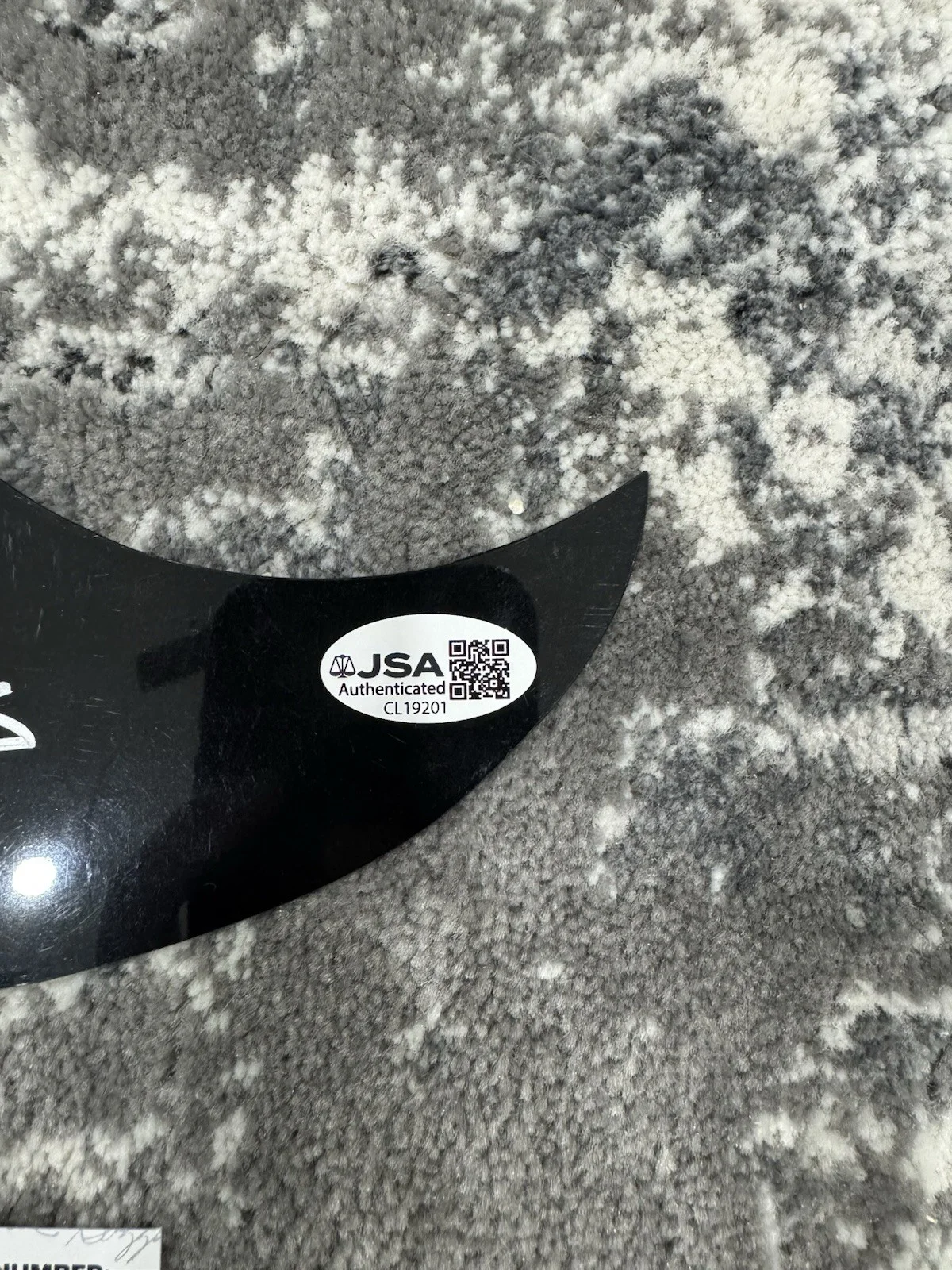 Bailey Zimmerman Signed Autographed Pick Guard Country Music Superstar JSA COA, image 2