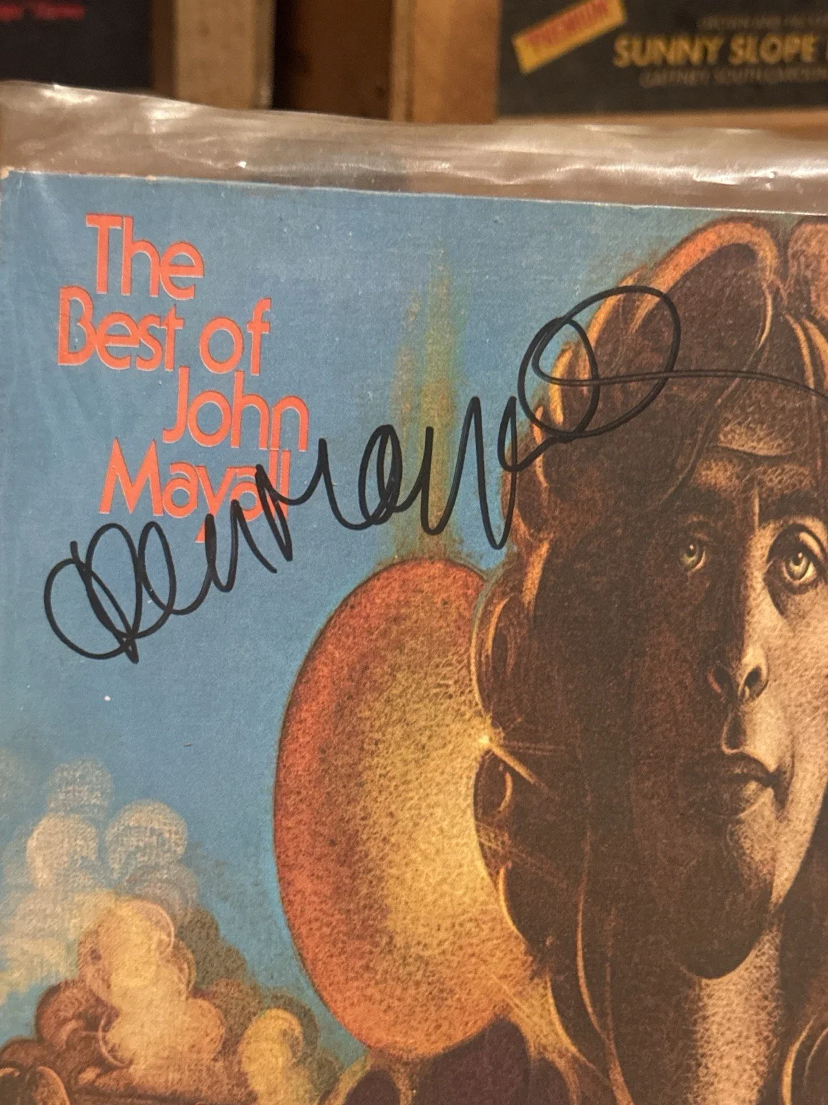 John Mayall Signed LP The Best of John Mayall Autographed JSA CI13221, изображение 2