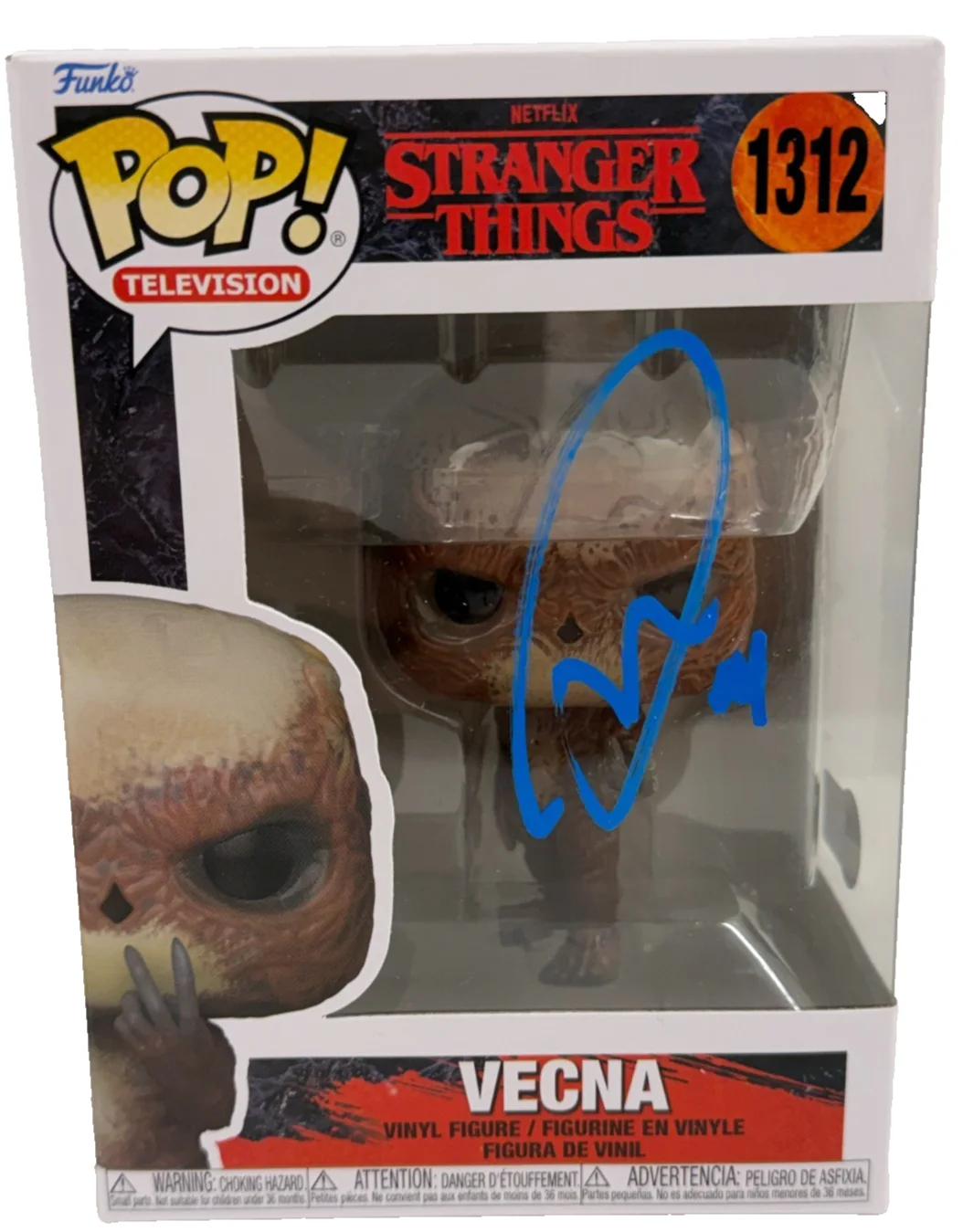 Jamie Campbell Bower — Jamie Campbell Bower Signed Vecna Funko Stranger Things Autograph Beckett