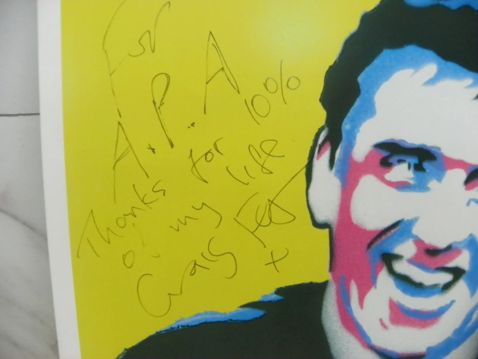 Craig Ferguson — 2009 SIGNED POSTER NEVER MIND THE BOLLOCKS (SEX PISTOLS) HERE'S CRAIG FERGUSON, изображение 2