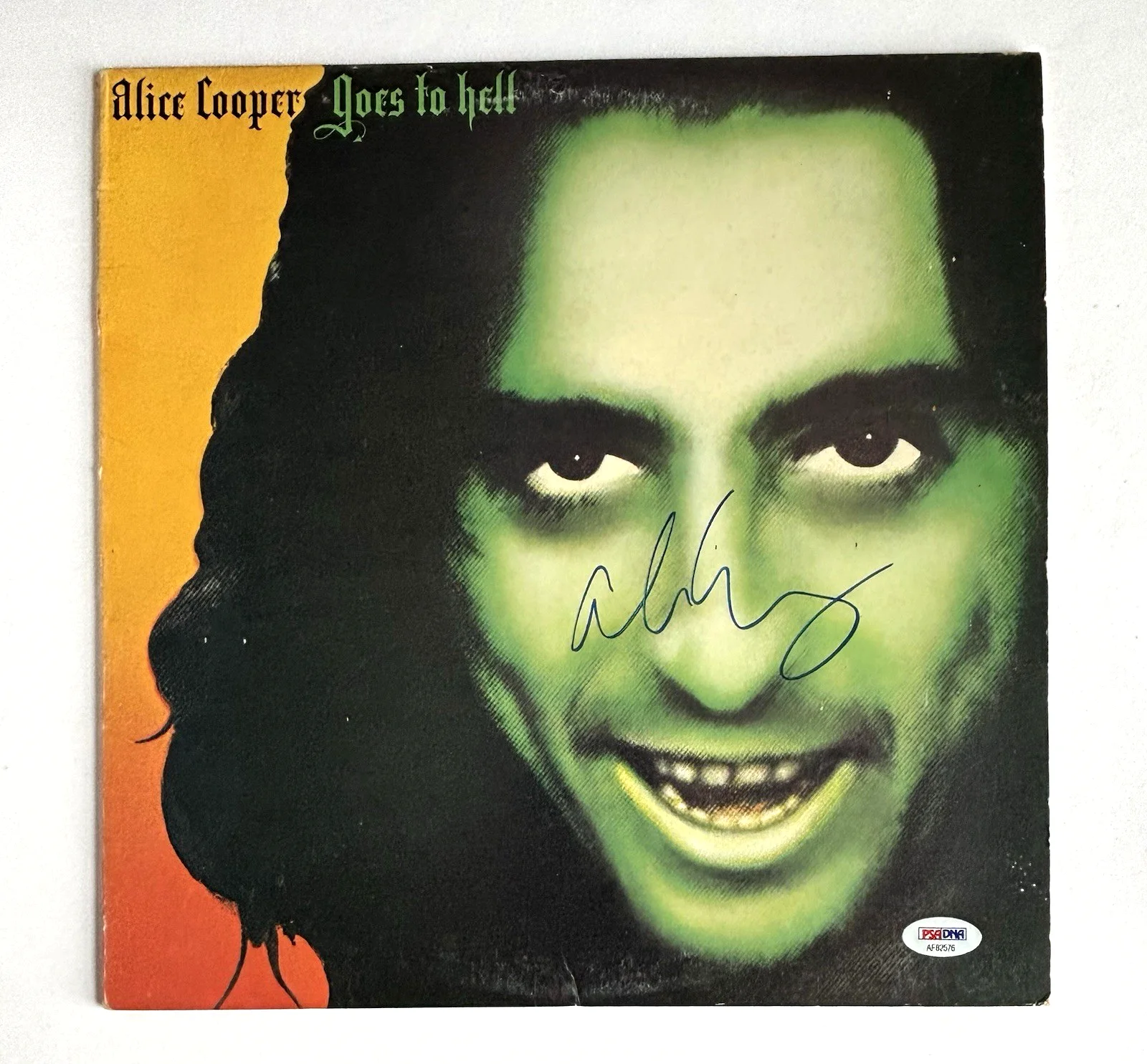 ALICE COOPER Signed GOES TO HELL Vinyl Record PSA DNA COA, image 2