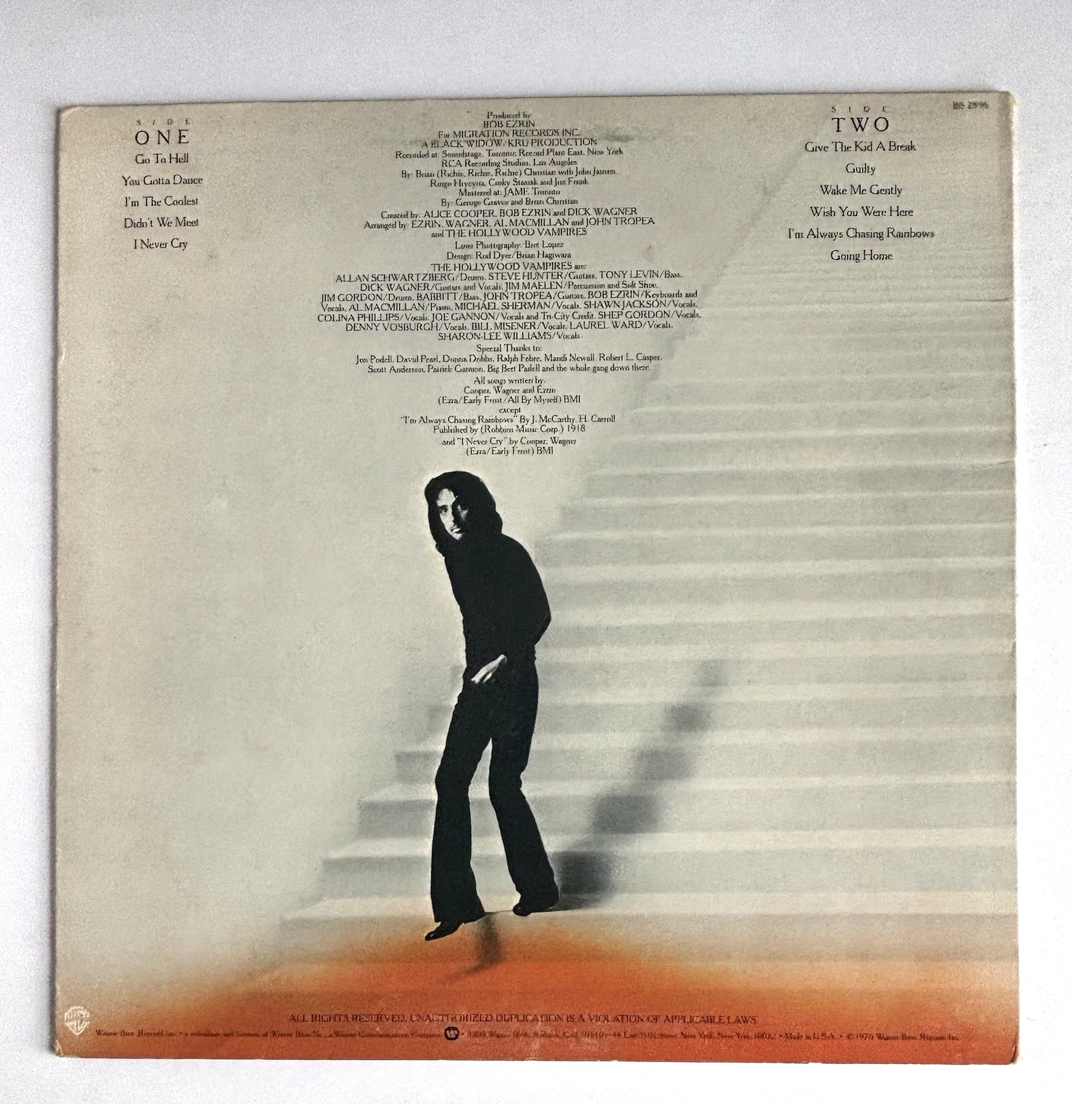 ALICE COOPER Signed GOES TO HELL Vinyl Record PSA DNA COA, image 4