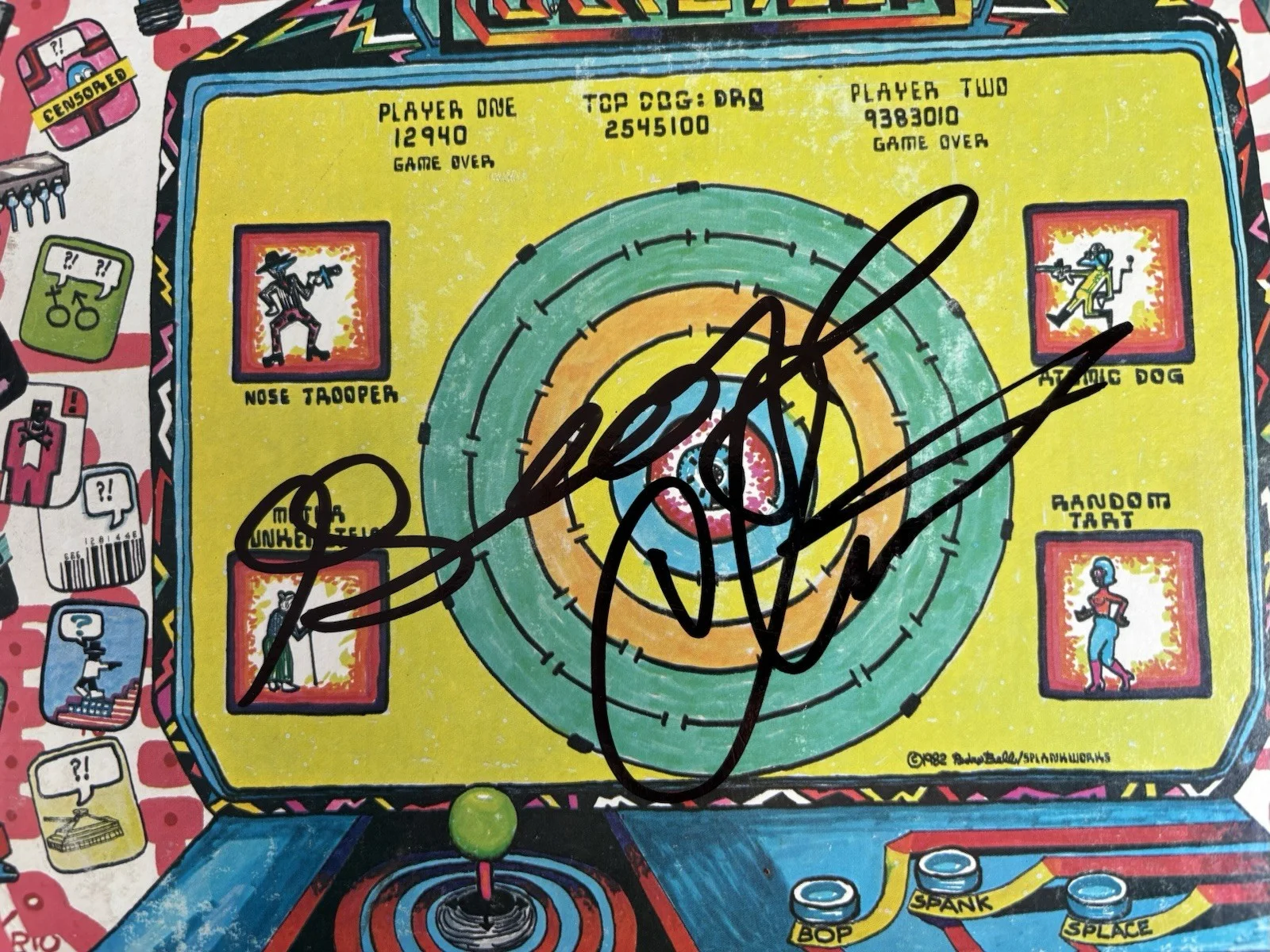 GEORGE CLINTON Signed COMPUTER GAMES Vinyl RECORD Album PSA DNA COA Maggot Brain, изображение 3