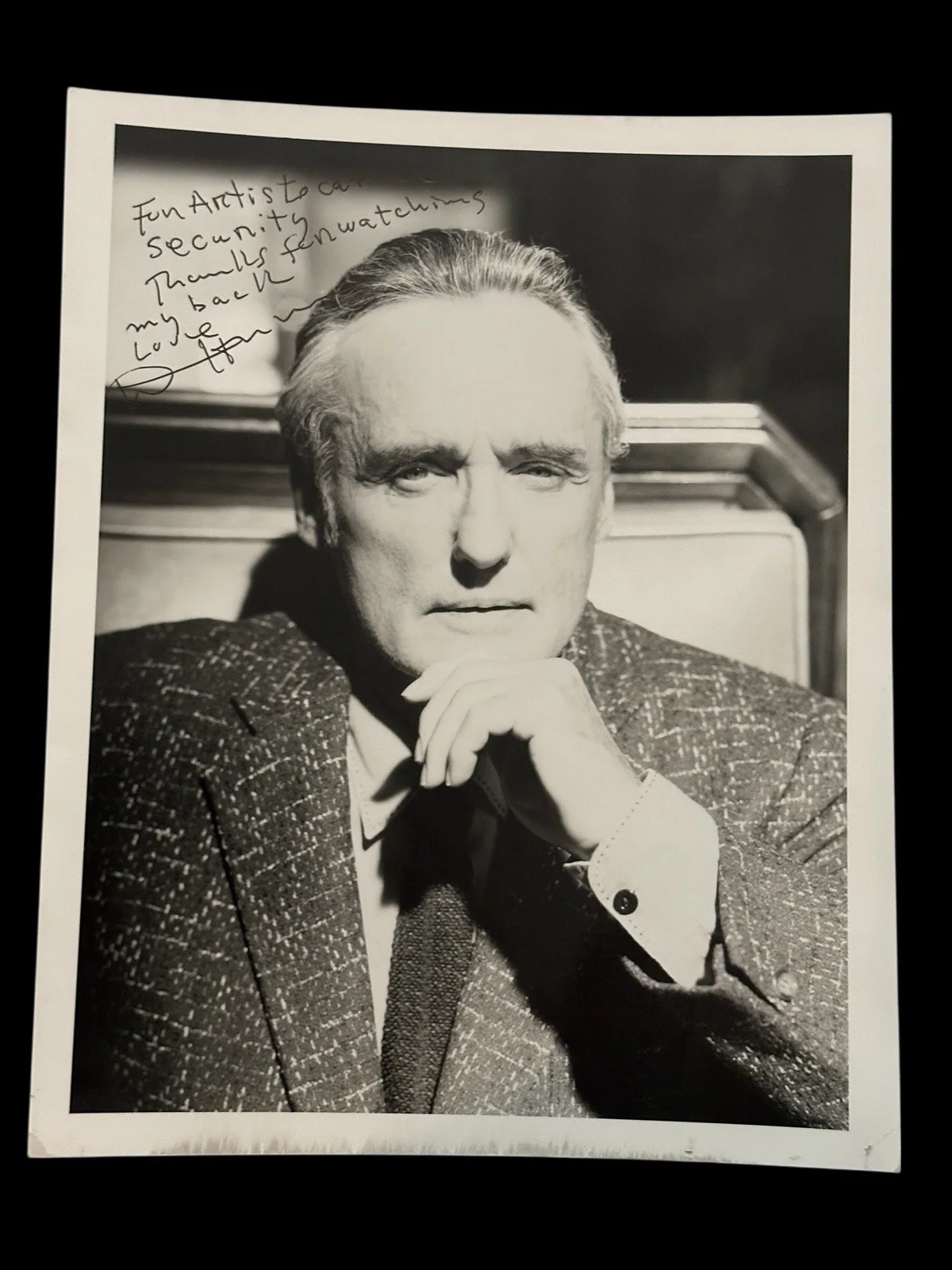 1994 Dennis Hopper Signed Original Photo Type I JSA COA Autograph Doug Hyun 1, изображение 2