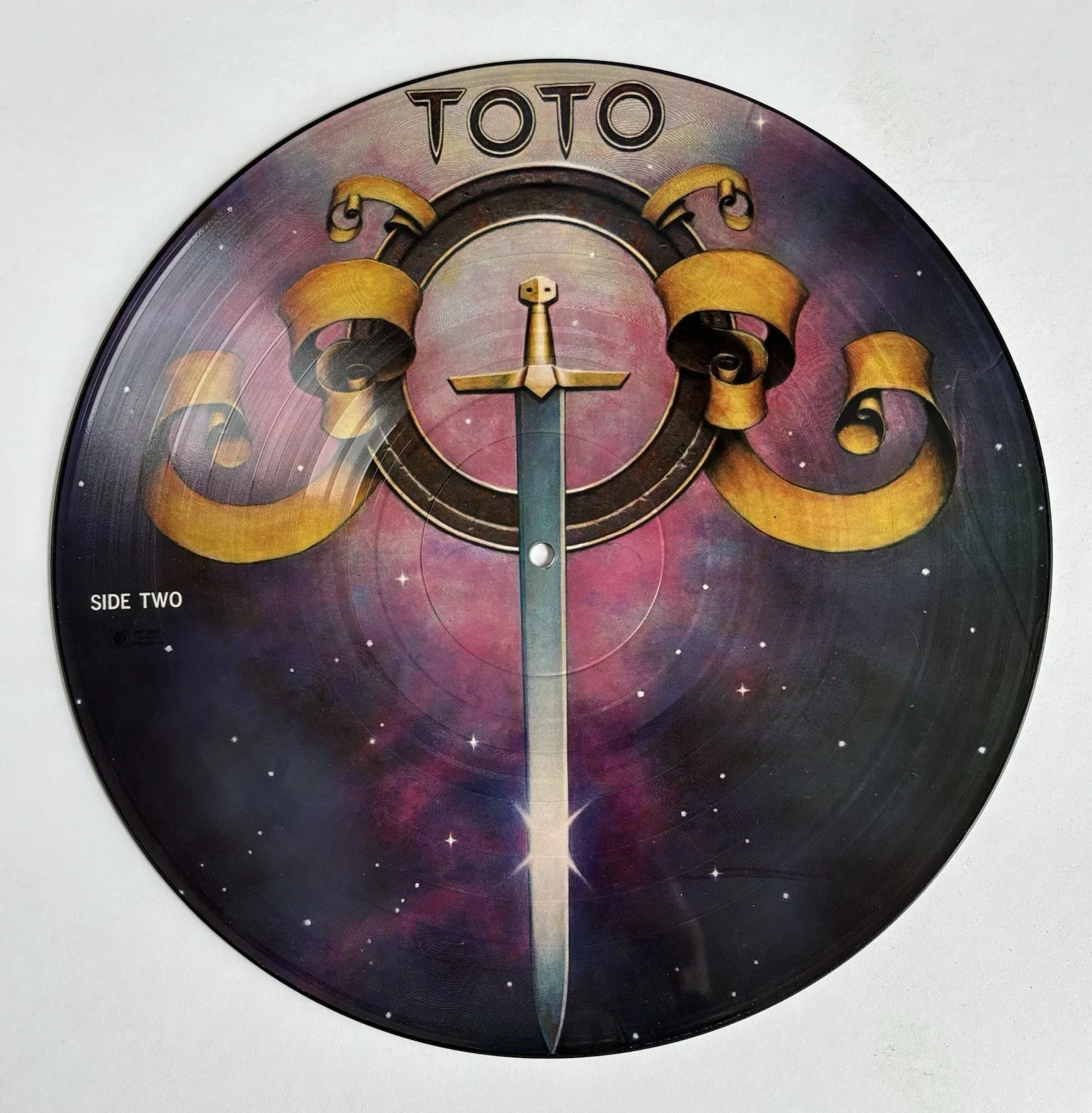 STEVE LUKATHER Signed TOTO SELF TITLED Vinyl LP Picture Disc Album PSA DNA COA, изображение 4