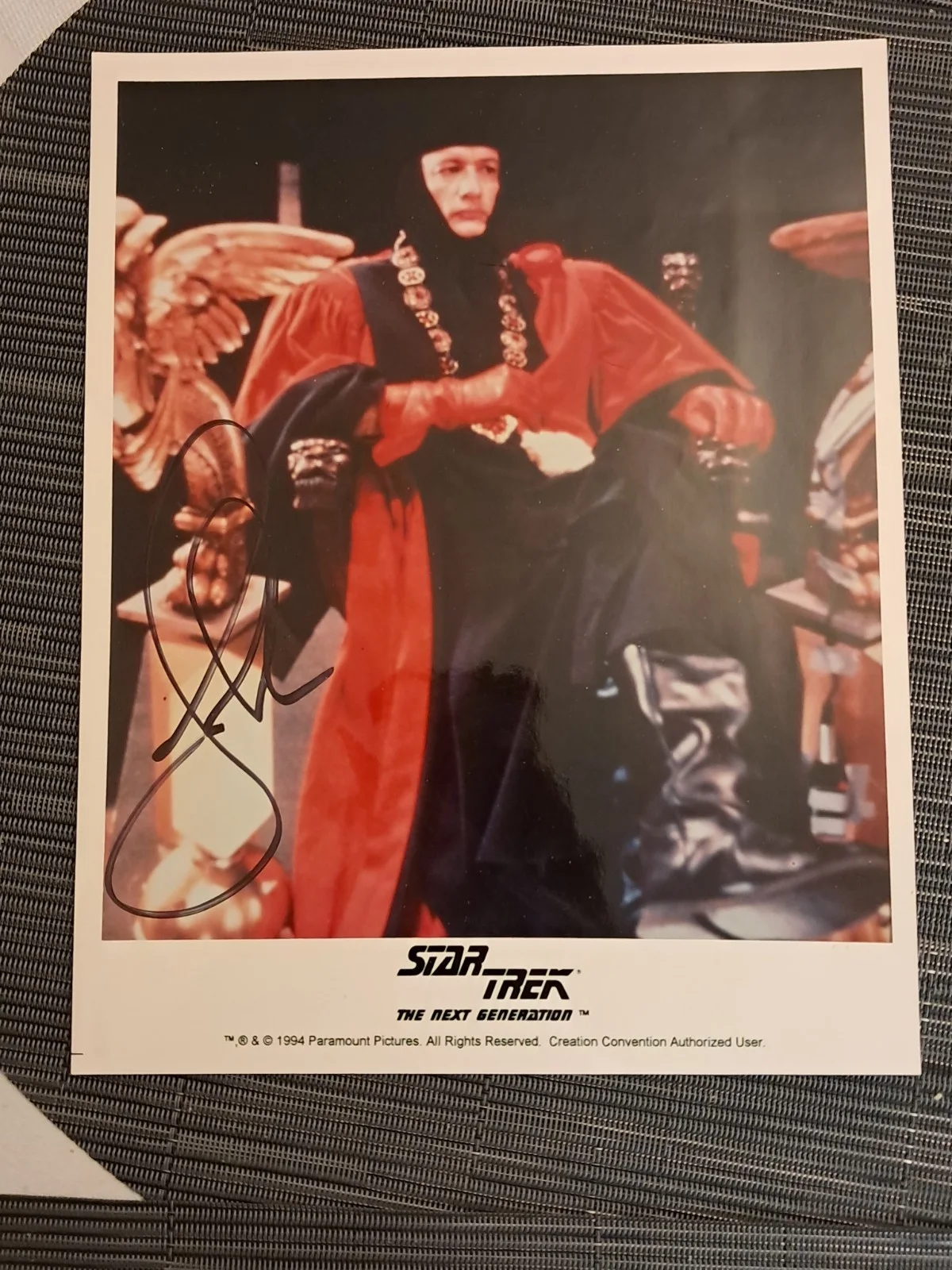 John De Lancie — John DeLancie Star Trek Autographed 8x10 Photo Signed