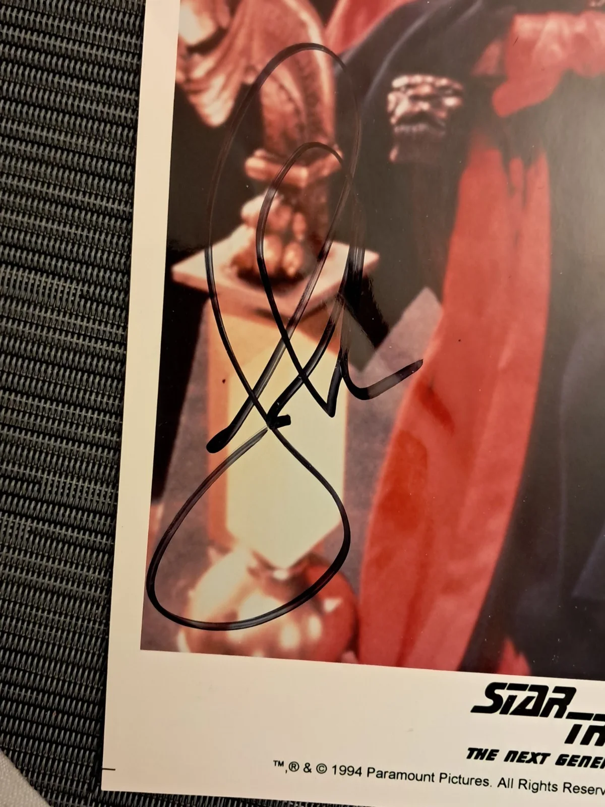 John De Lancie — John DeLancie Star Trek Autographed 8x10 Photo Signed, изображение 2