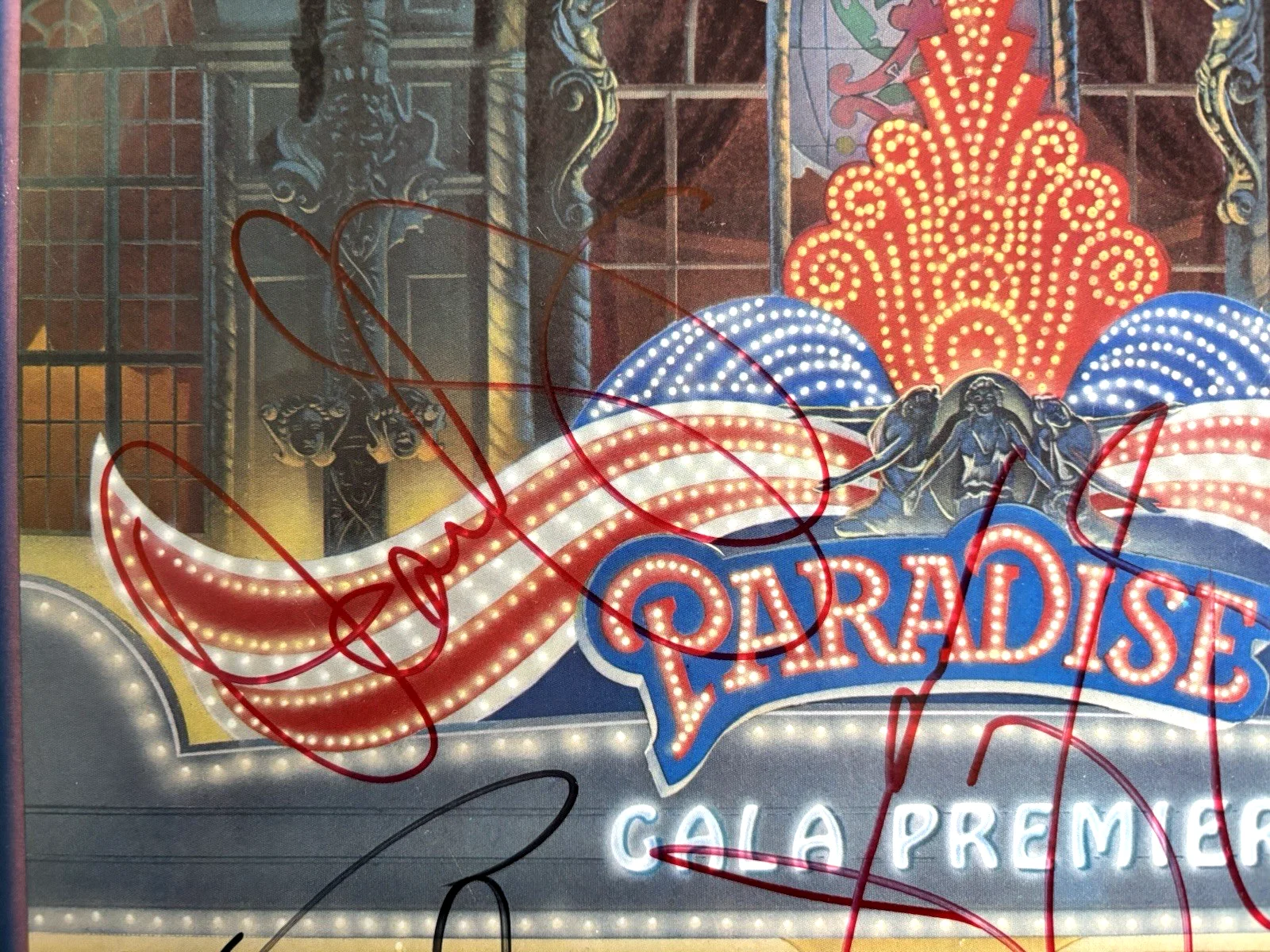 STYX Signed PARADISE Vinyl RECORD x4 JSA COA DENNIS DeYOUNG Tommy Shaw JY Chuck, изображение 4