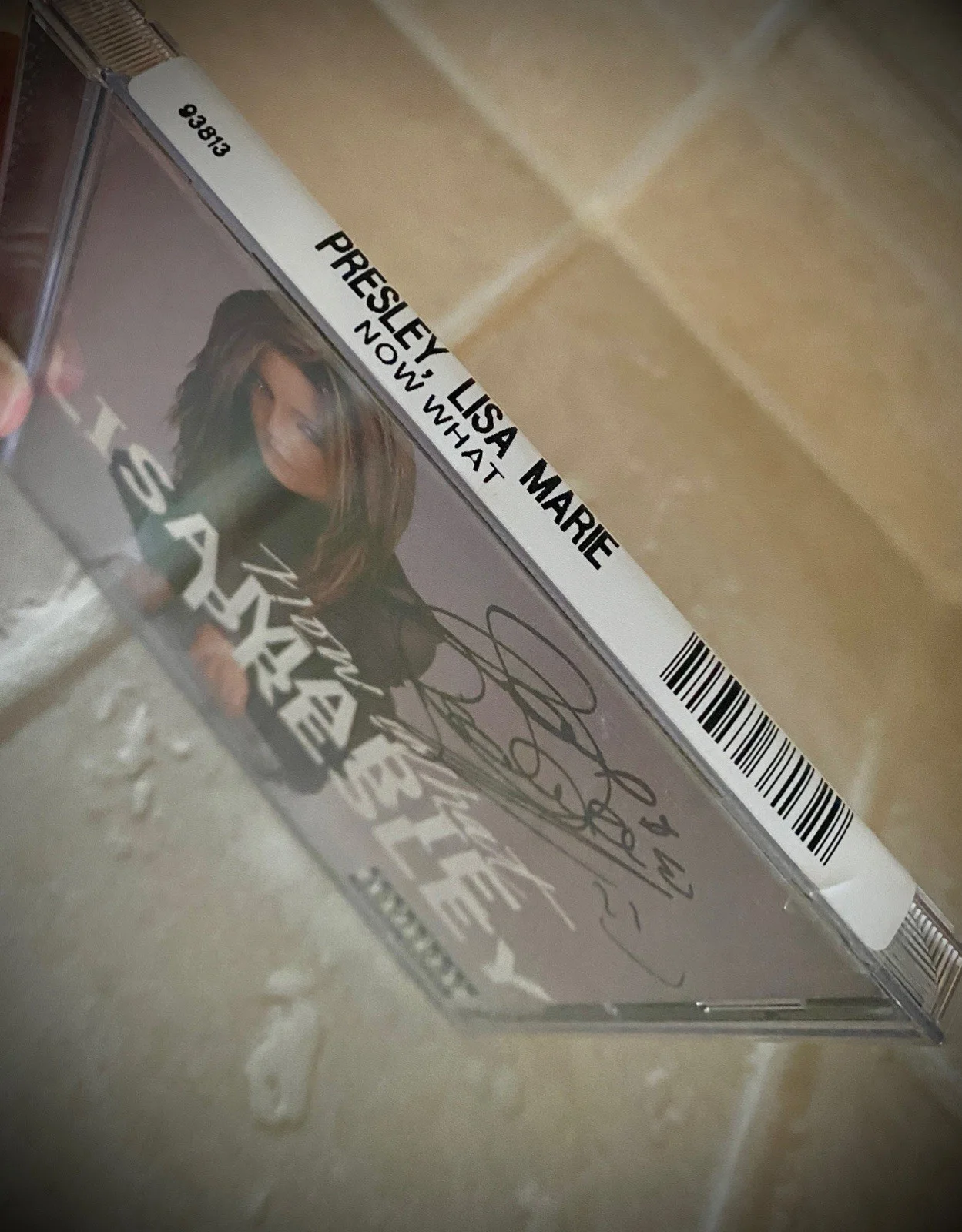 Signed, Lisa Marie Presley ‘Now What’ Autographed/Signed Cd, Unopened ￼, image 2