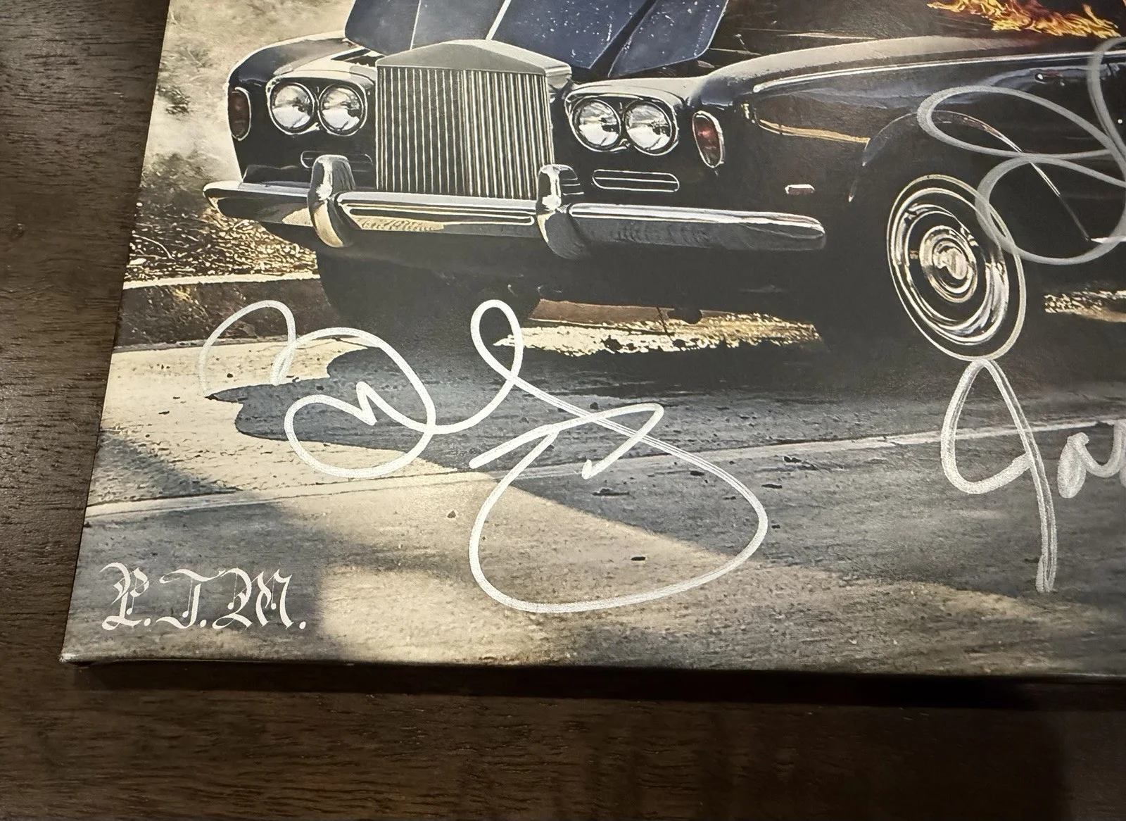Portugal The Man SIGNED Woodstock Vinyl LP Pink Autographed Record 2017 Ltd 3000, изображение 3