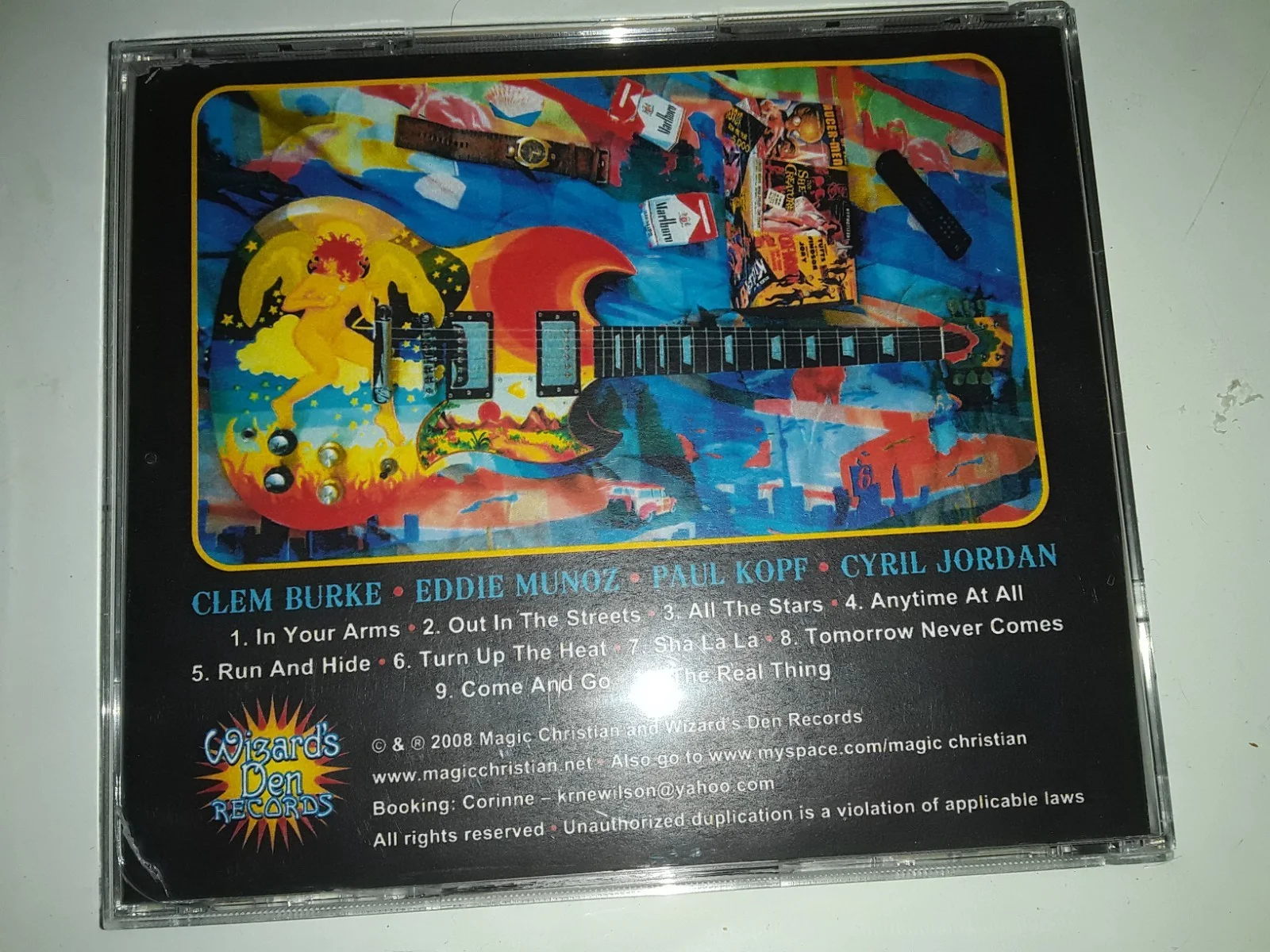 Magic Christian "Evolver" CD Signed By Band Including Clem Burke, Cyril Jordan, изображение 2