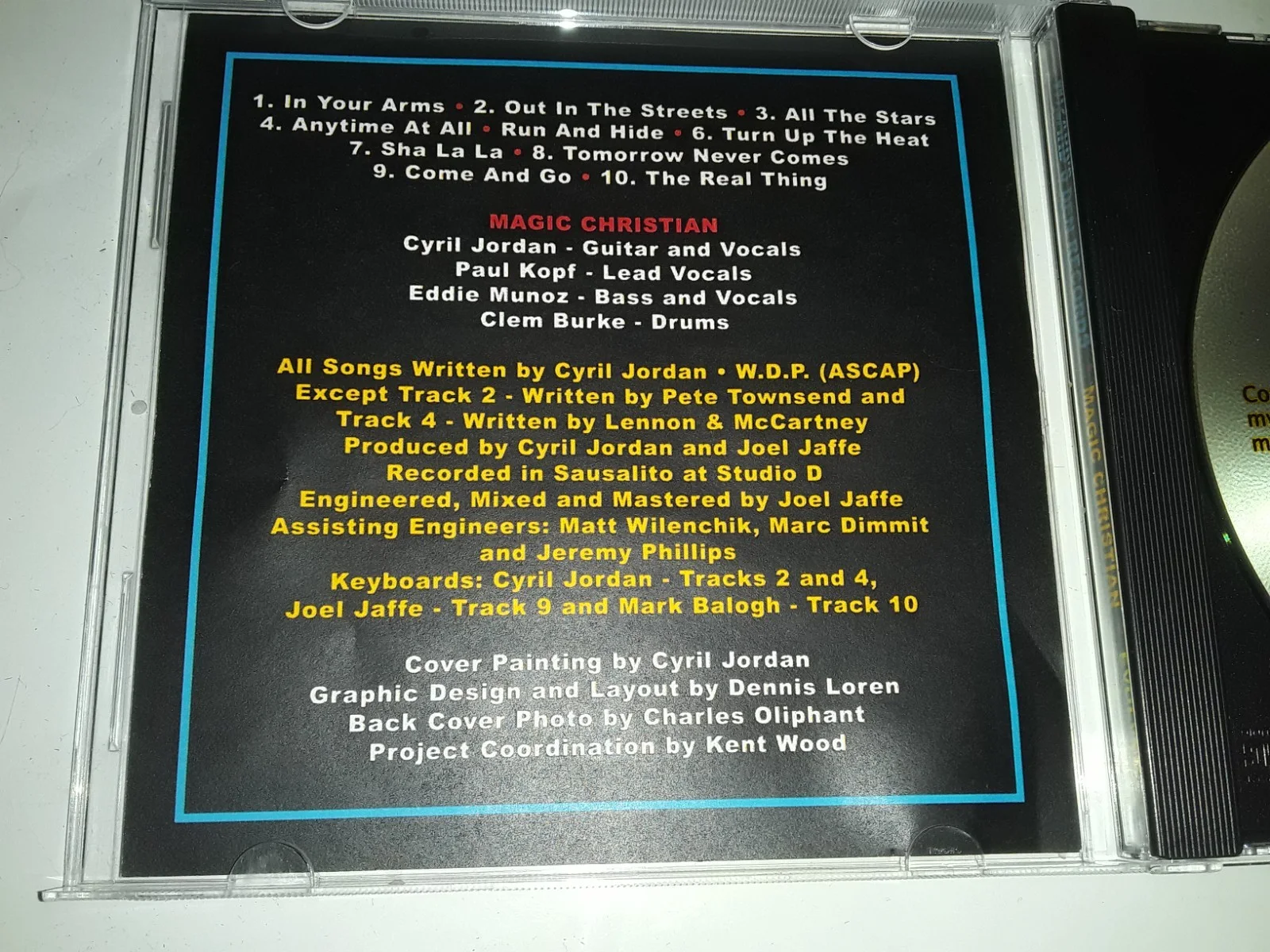 Magic Christian "Evolver" CD Signed By Band Including Clem Burke, Cyril Jordan, изображение 3