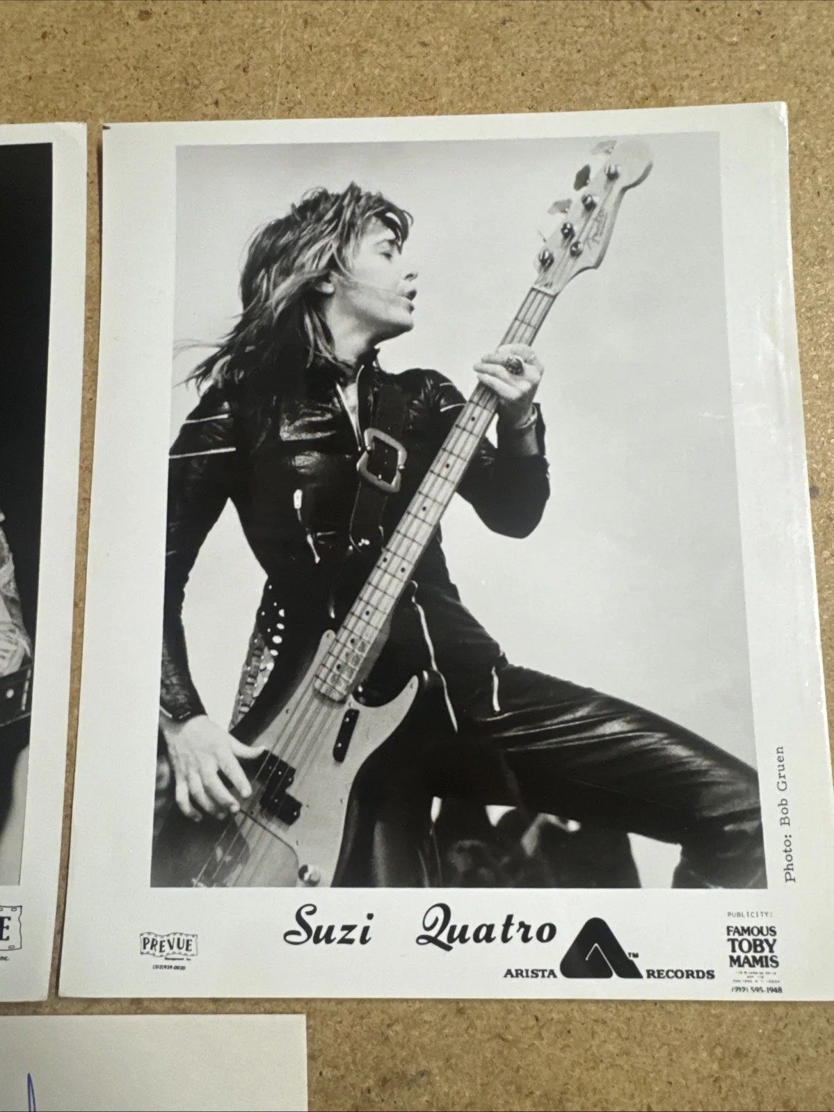 SIGNED AUTOGRAPHED Sizing Quatro 3 X 5 INDEX CARD W 2 8x10 Promo Photos, image 4