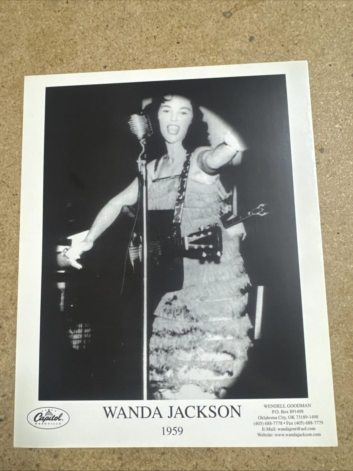 SIGNED AUTOGRAPHED Wanda Jackson 3 X 5 INDEX CARD And 8x10 Promo Photo, изображение 4