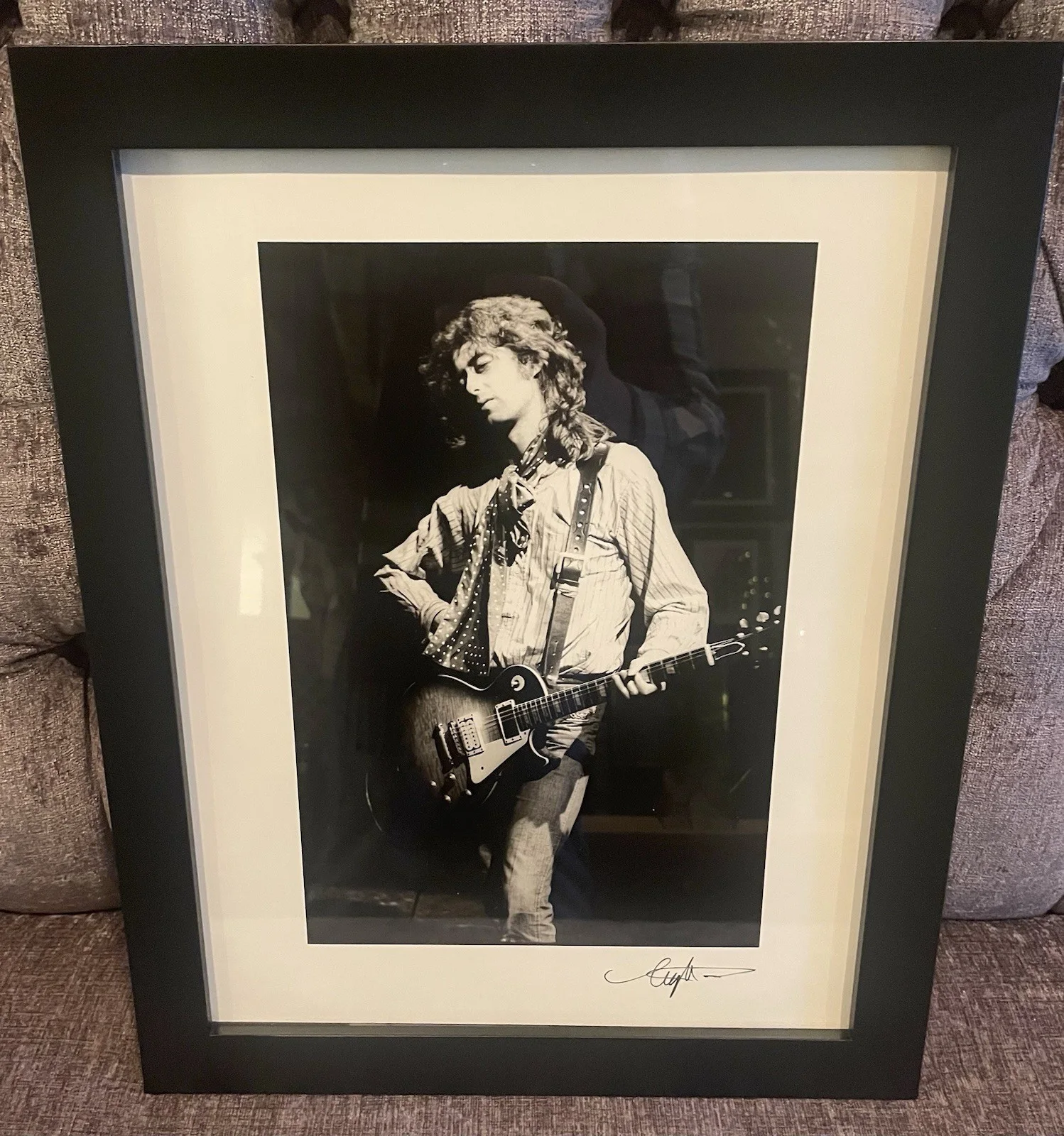 Led Zeppelin / Neal Preston 11” X 14” Minneapolis Rehearsal Photograph Signed!, image 3