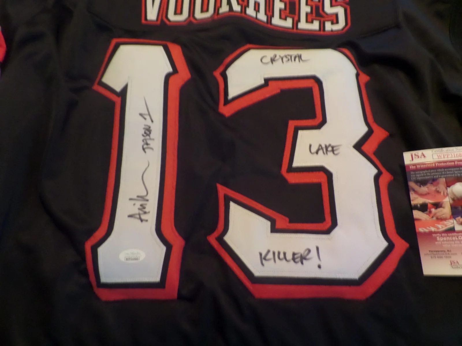 Ari Lehman — Ari Lehman Autographed Signed XL Jersey - Friday the 13th -JSA, image 2