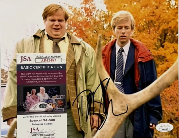 David Spade Signed 8x10 Photo – Tommy Boy Movie Scene – JSA Certified Autograph, изображение 3