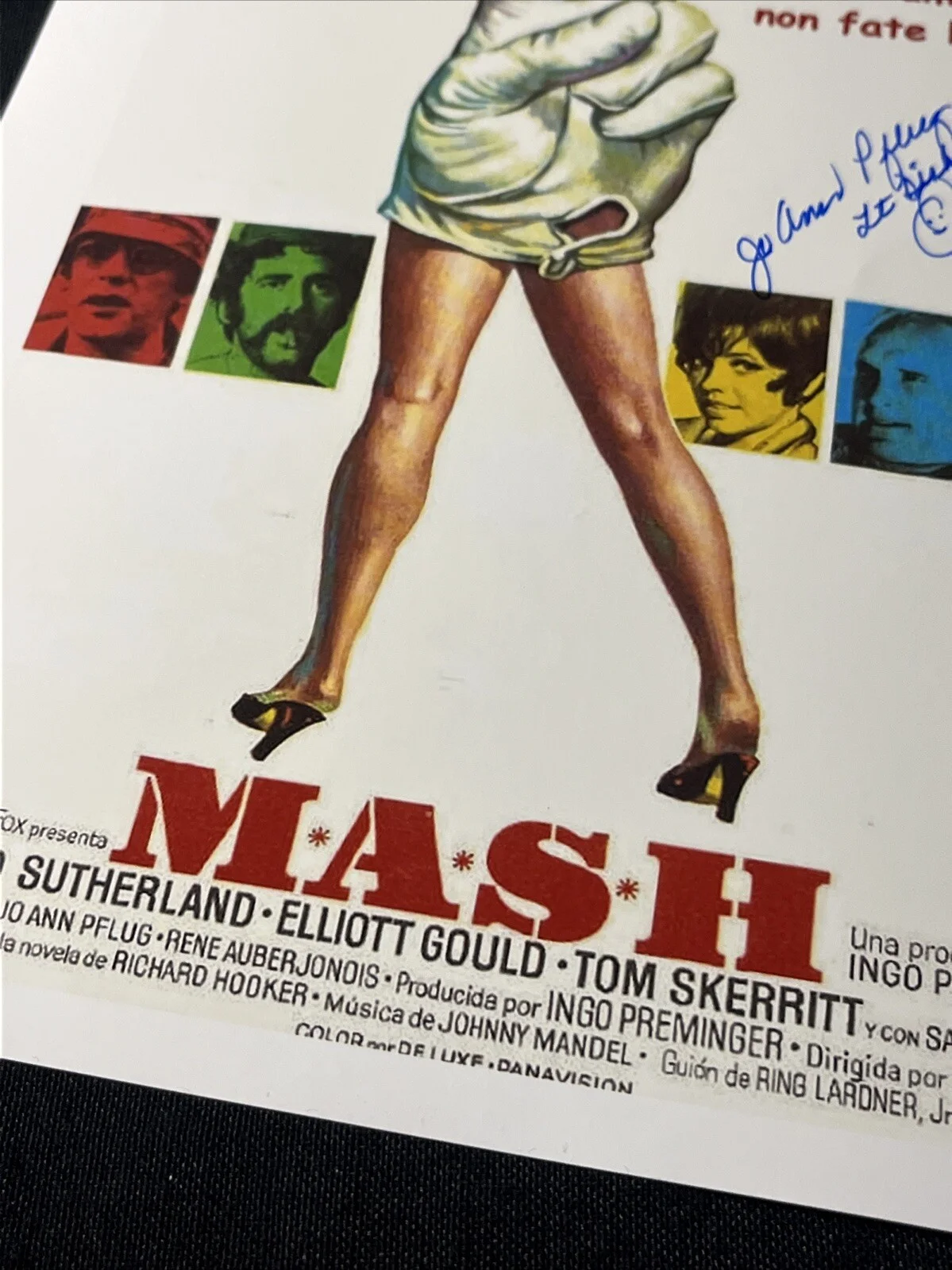 Jo Ann Pflug — Jo Ann Pflug, Lt Dish, MASH Signed 8X10 Autograph Photo Rare, image 3