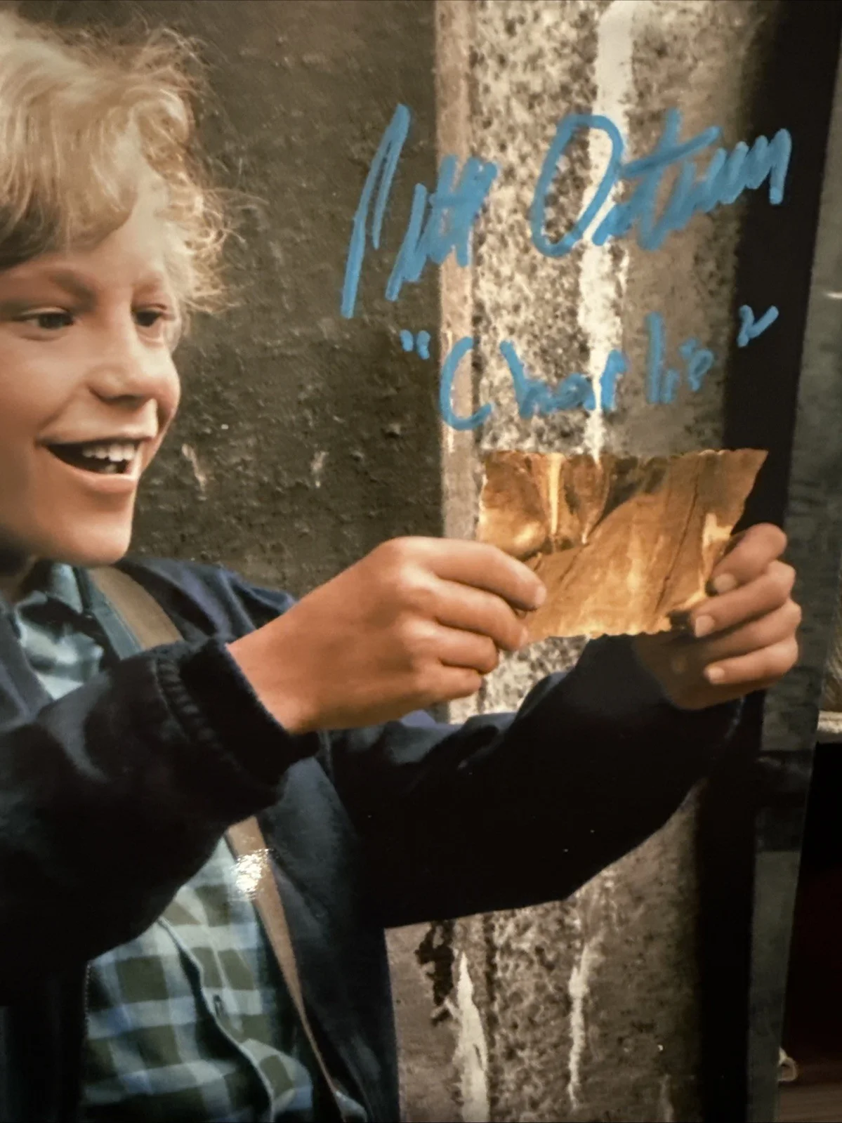 Peter Ostrum — Peter Ostrum Autograph Signed 8x10 Photo! Charlie Bucket in Willy Wonka 1971 Jsa, изображение 2