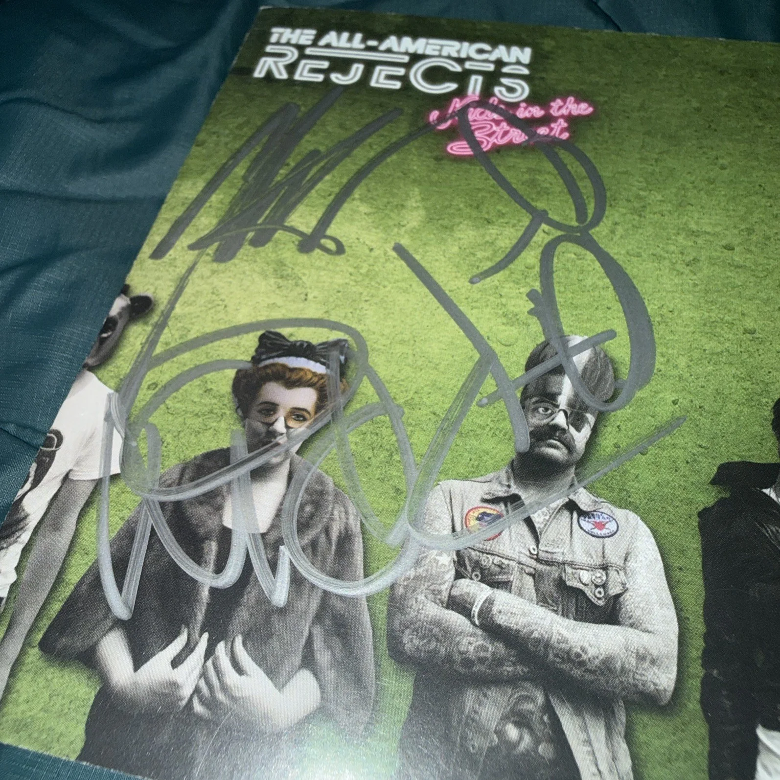 The All American Rejects Kids In The Street Signed Cd Sleeve No Cd, изображение 3