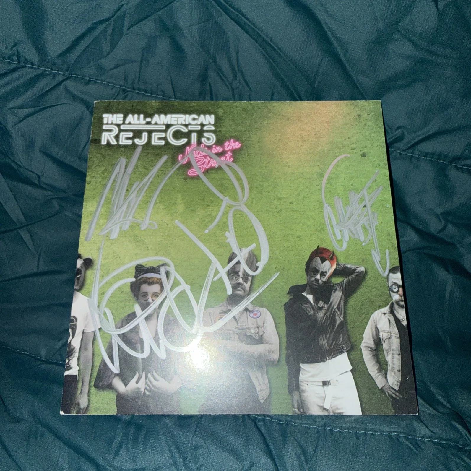 The All American Rejects Kids In The Street Signed Cd Sleeve No Cd, изображение 4