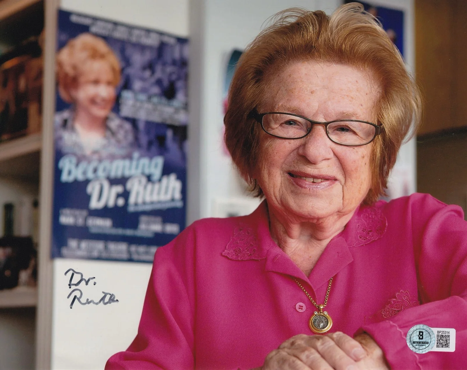 Dr. Ruth Westheimer — Dr. Ruth Westheimer Signed 8x10 Photo BAS COA Sexually Speaking Picture Auto 314