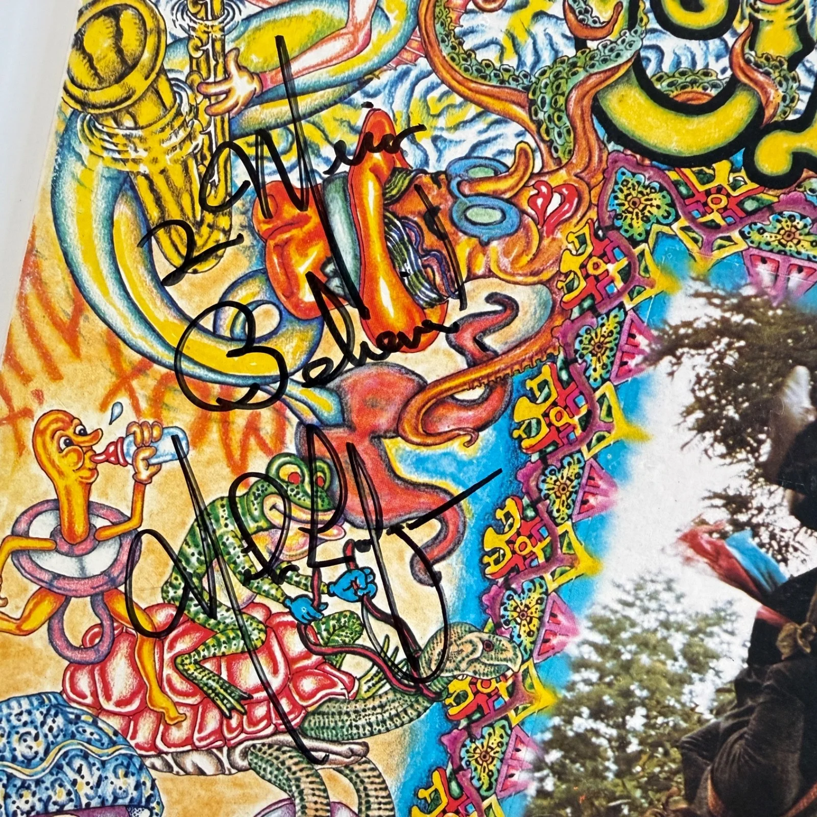 GRIN "Gone Crazy" - AUTOGRAPHED BY NILS LOFGREN ! - A&M USA vinyl record SP-4415, image 2