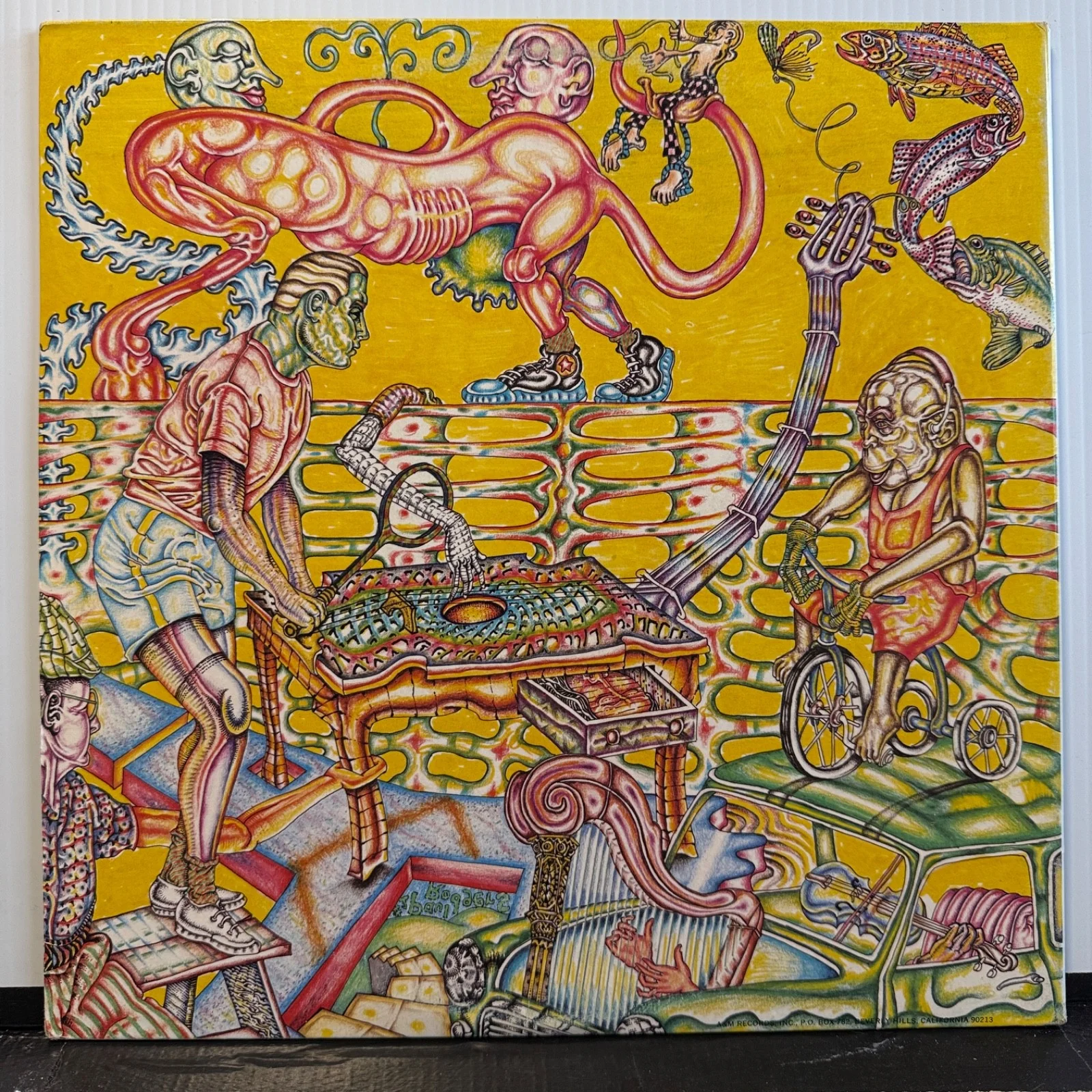 GRIN "Gone Crazy" - AUTOGRAPHED BY NILS LOFGREN ! - A&M USA vinyl record SP-4415, image 5