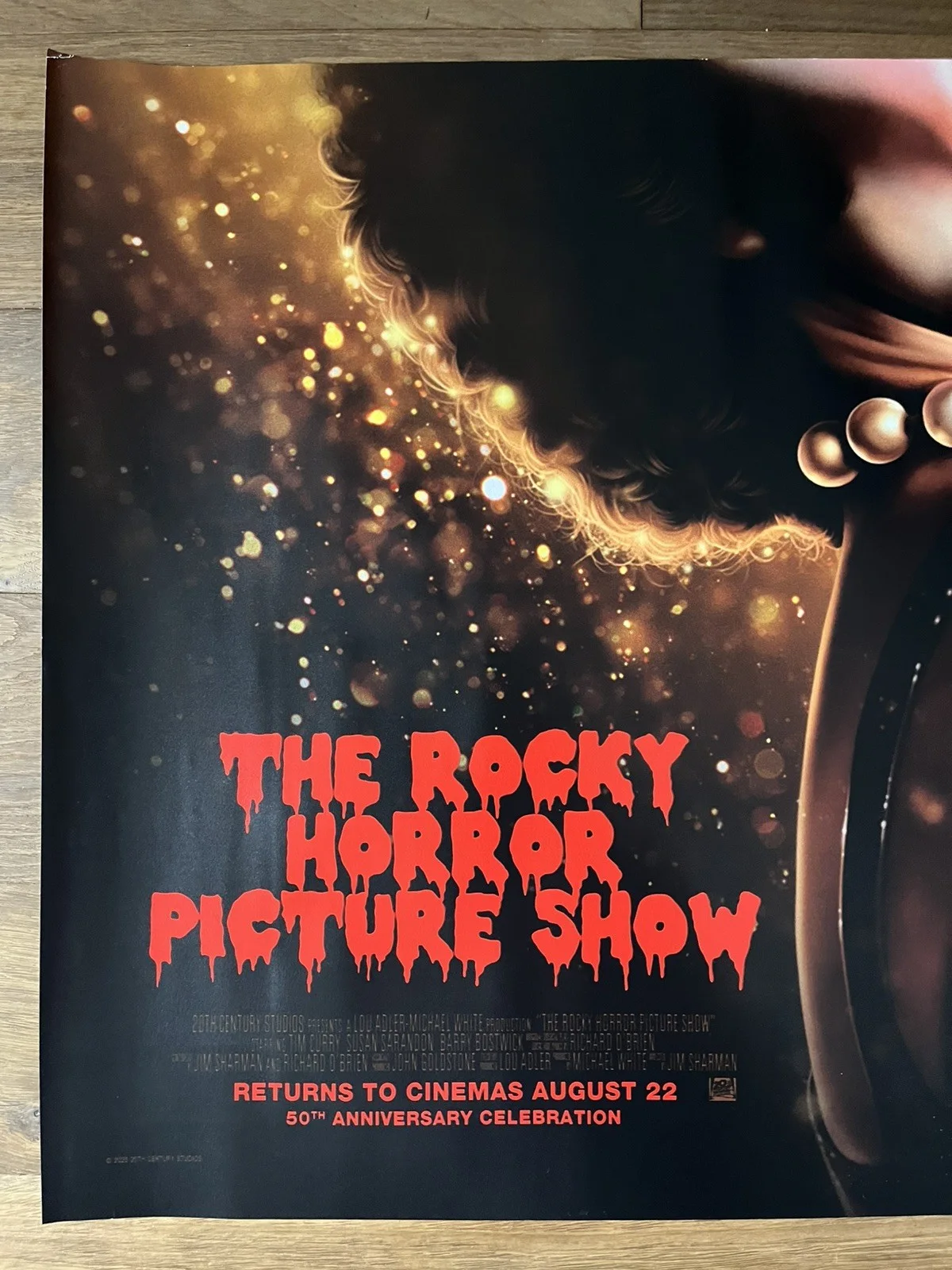 The Rocky Horror Picture Show 50th Anniversary Original UK Quad Cinema Poster, изображение 4