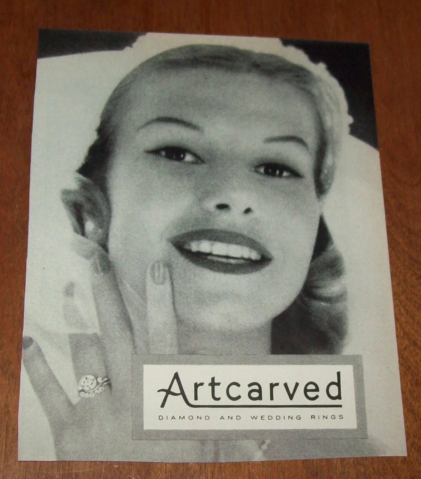 Ursula Thiess 6x7 Autograph Paper Advertisement, image 2