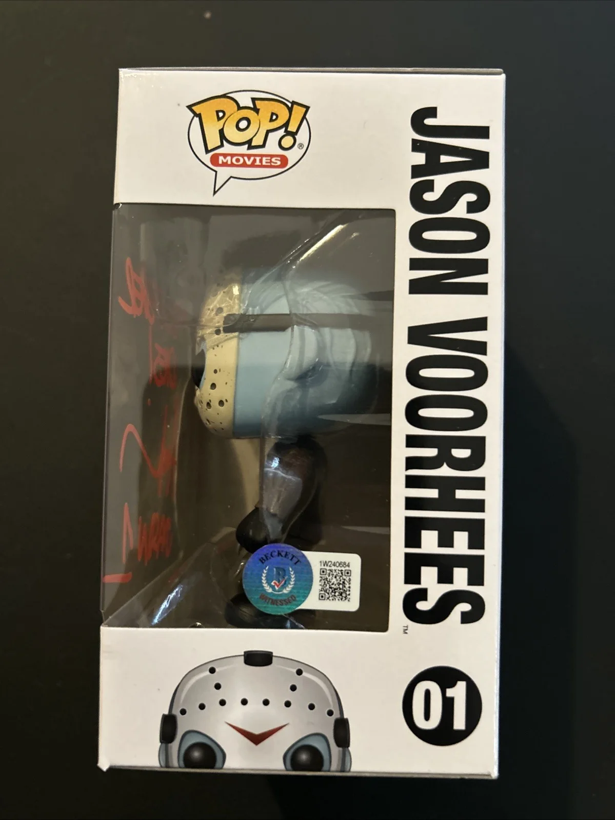 Ari Lehman — ARI LEHMAN SIGNED INSC FRIDAY THE 13TH JASON VOORHEES FUNKO POP BECKETT BAS COA, изображение 3