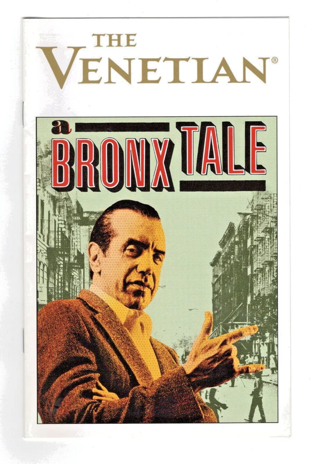 A Bronx Tale Signed Window Card Chazz Palminteri + Venetian Las Vegas Playbill, image 3