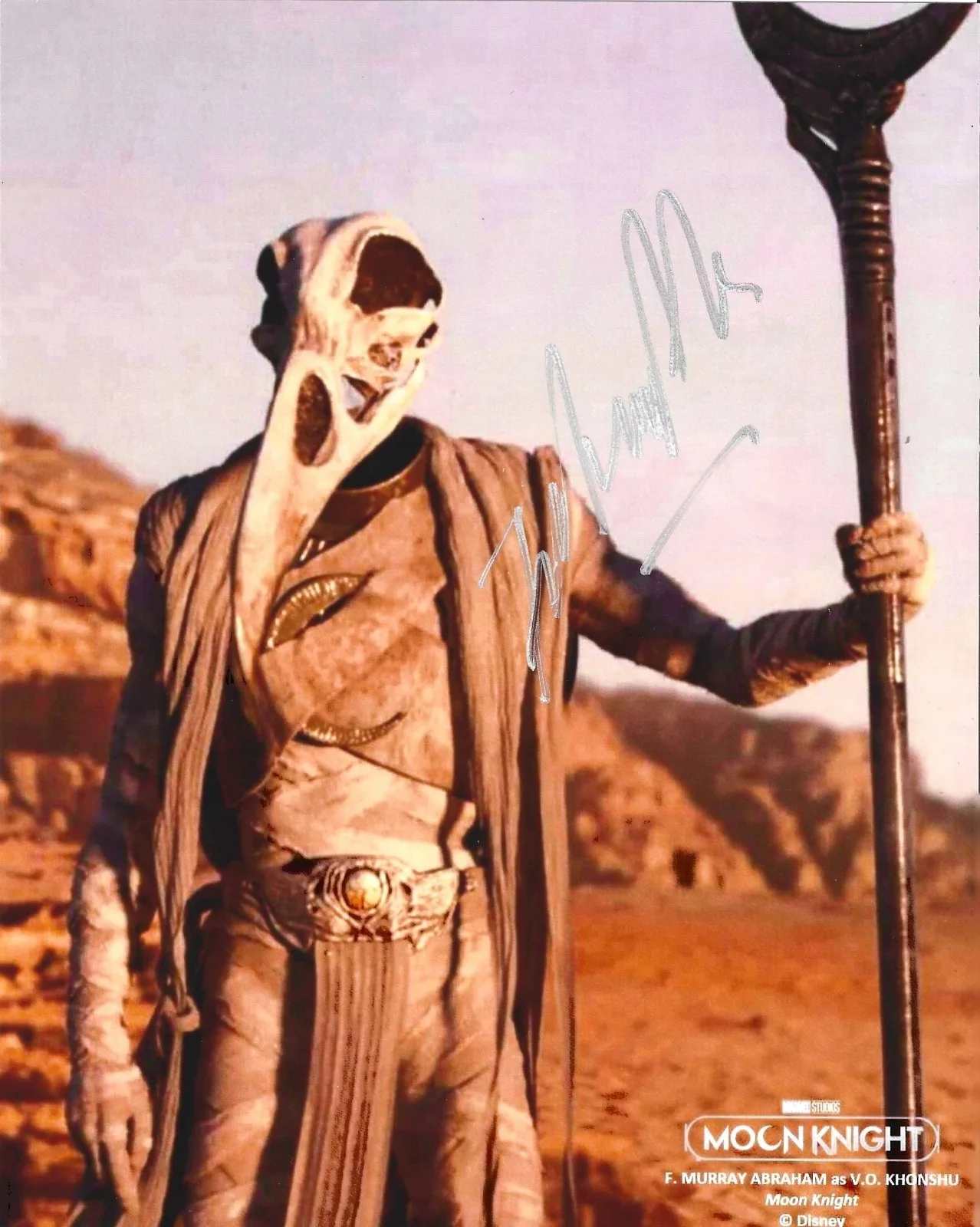 F Murray Abraham — F Murray Abraham Signed Khonshu 8x10 w/ COA Autographed Moon Knight Photo