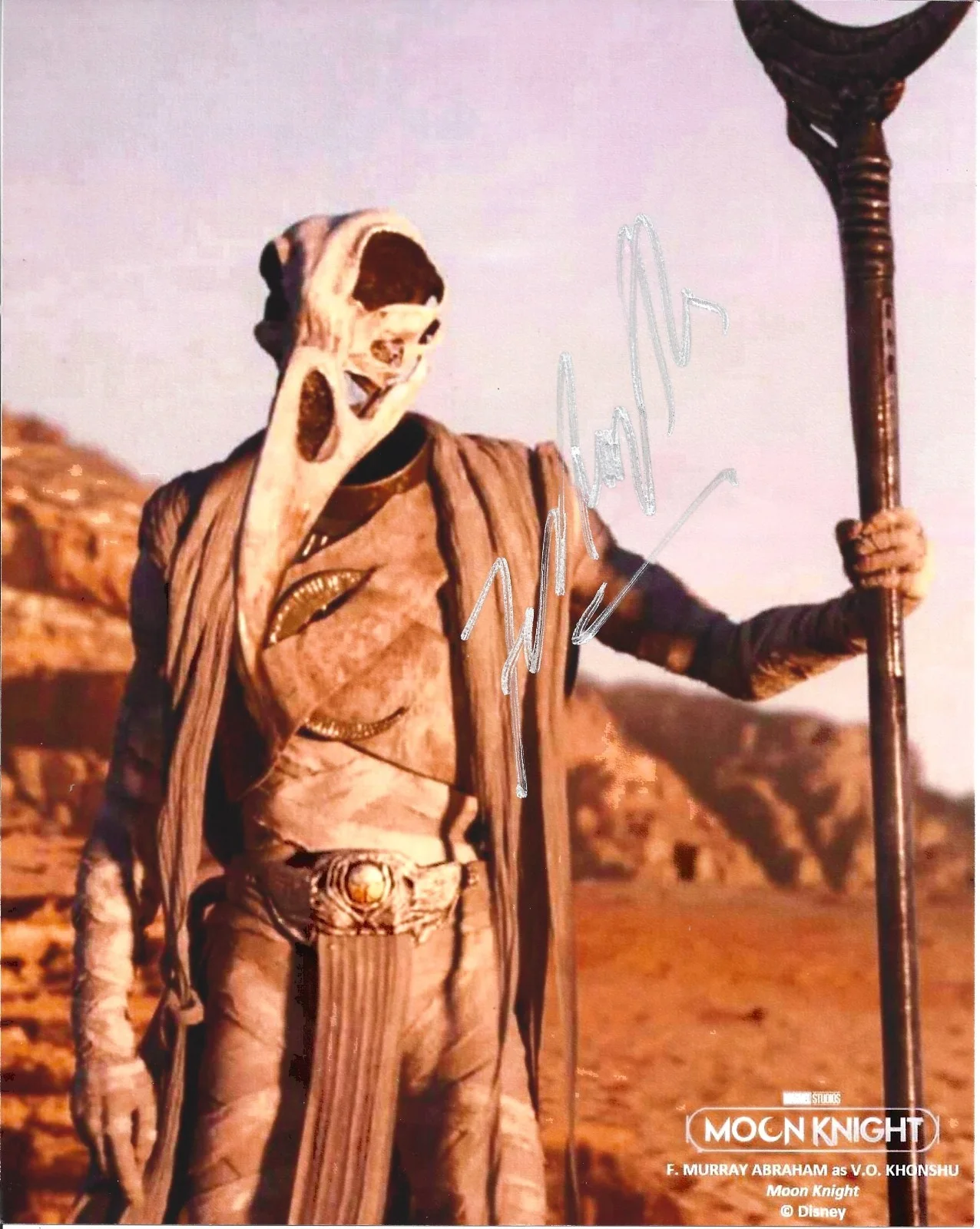 F Murray Abraham — F Murray Abraham Signed Khonshu 8x10 w/ COA Autographed Moon Knight Photo, изображение 2