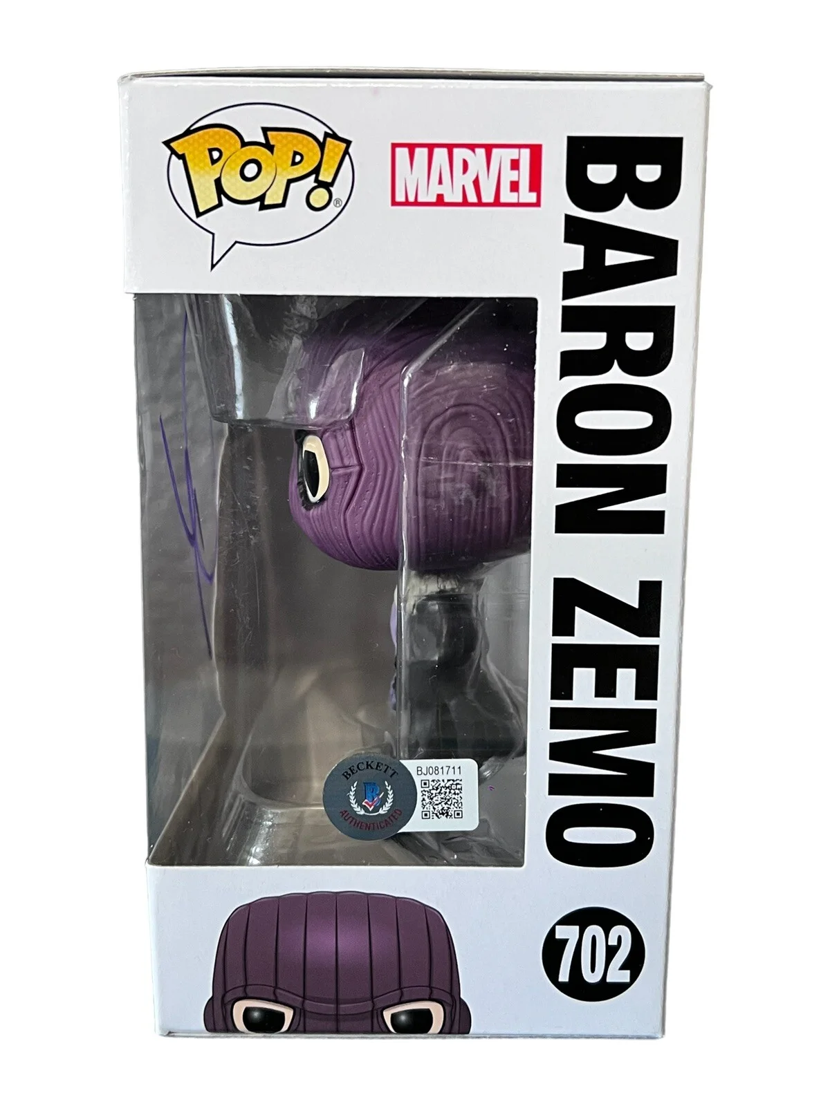 Daniel Bruhl — DANIEL BRUHL SIGNED BARON ZEMO FUNKO POP THE FALCON WINTER SOLDIER BECKETT COA, изображение 2