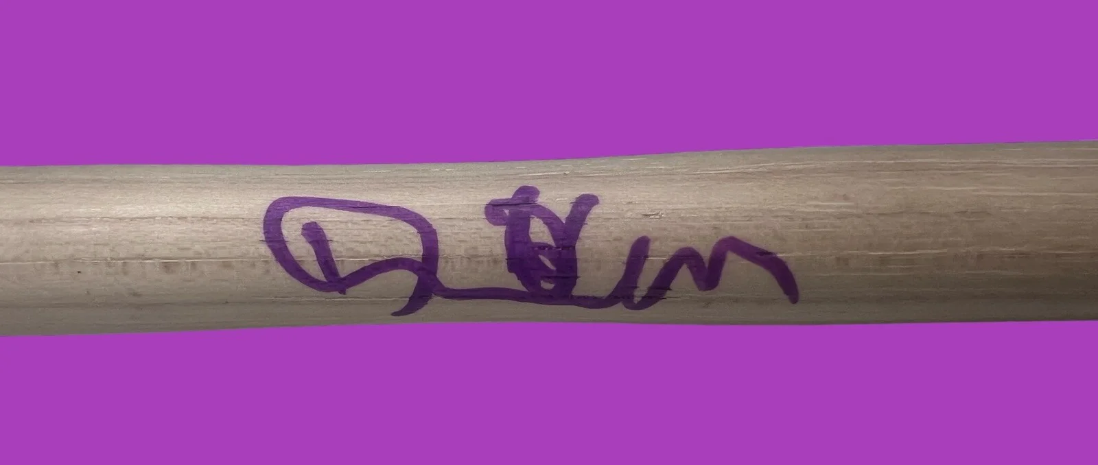 DANNY CAREY TOOL DRUMMER SIGNED SIGNATURE DRUMSTICK BECKETT QR BM34984, image 2
