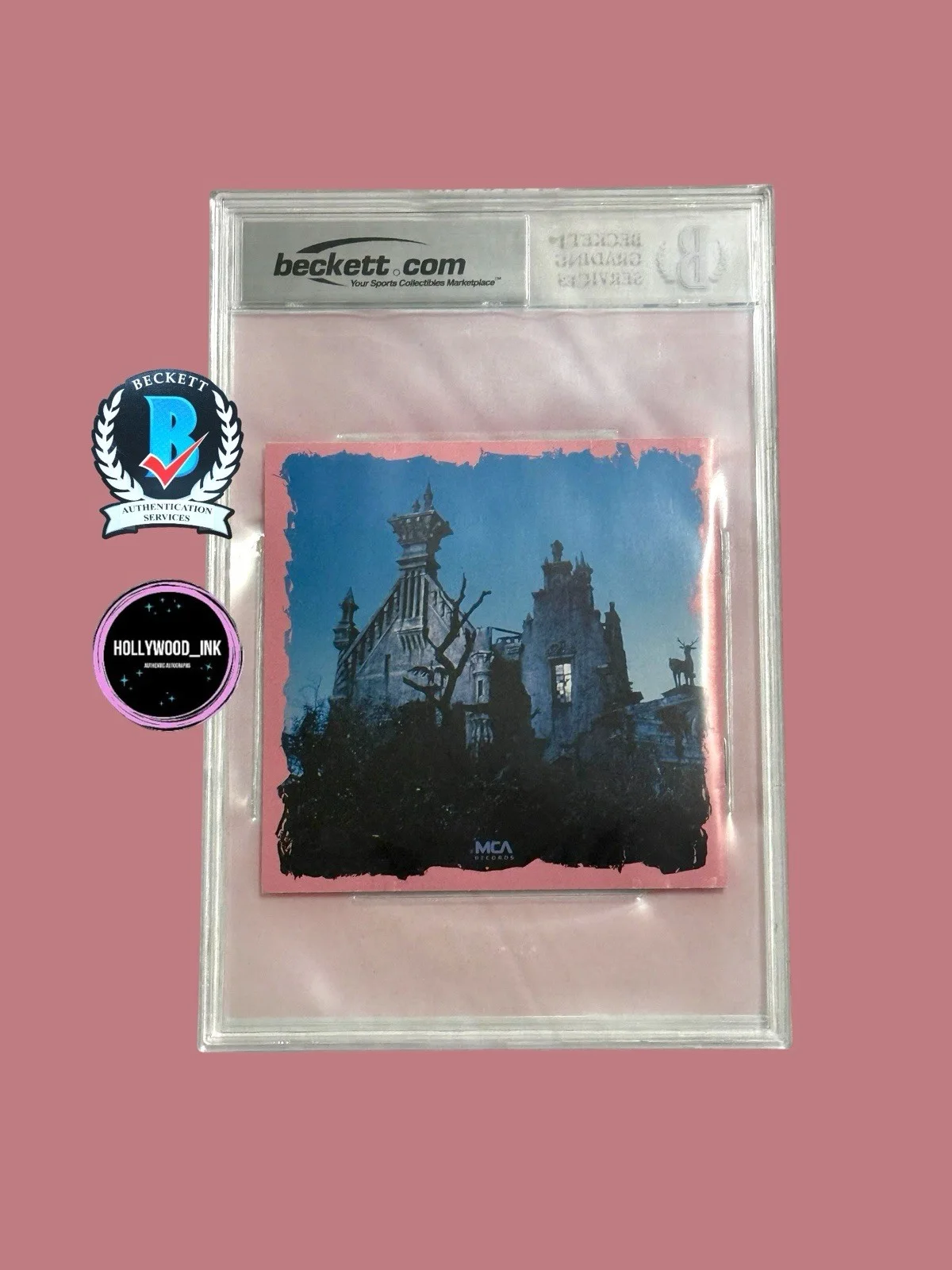 Danny Elfman — DANNY ELFMAN SIGNED EDWARD SCISSORHANDS AUTOGRAPH CD BOOKLET BECKETT, image 2