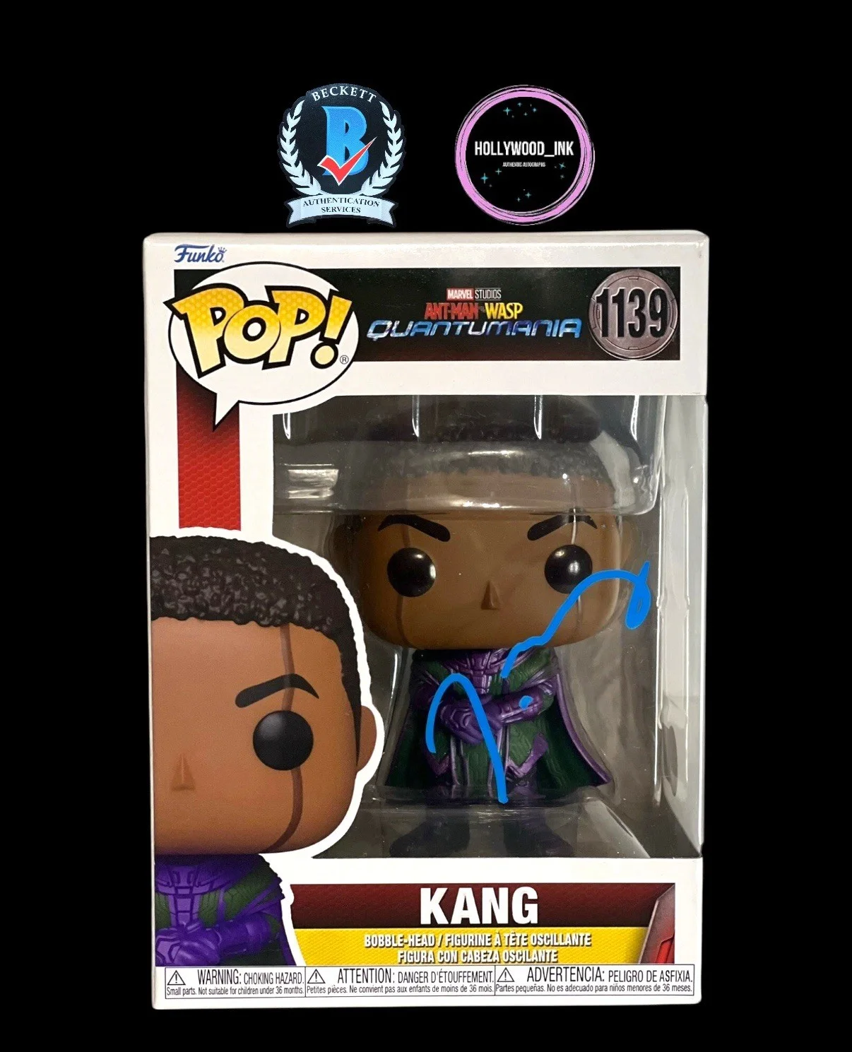 Jonathan Majors — JONATHAN MAJORS SIGNED AUTOGRAPH KANG FUNKO POP BECKETT BJ016848