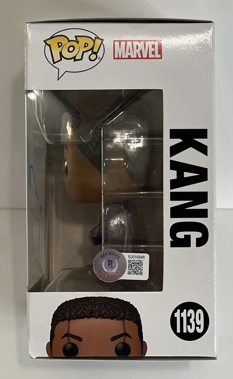 Jonathan Majors — JONATHAN MAJORS SIGNED AUTOGRAPH KANG FUNKO POP BECKETT BJ016848, изображение 4