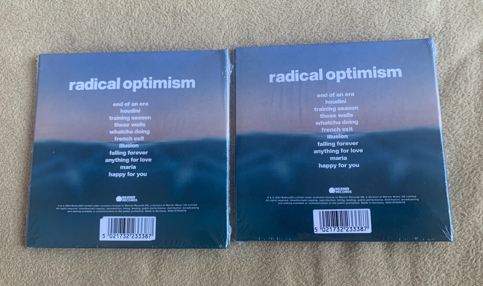 Dua Lipa Radical Optimism Lenticular CD Signed Insert Autographed New ✅ Read, image 4
