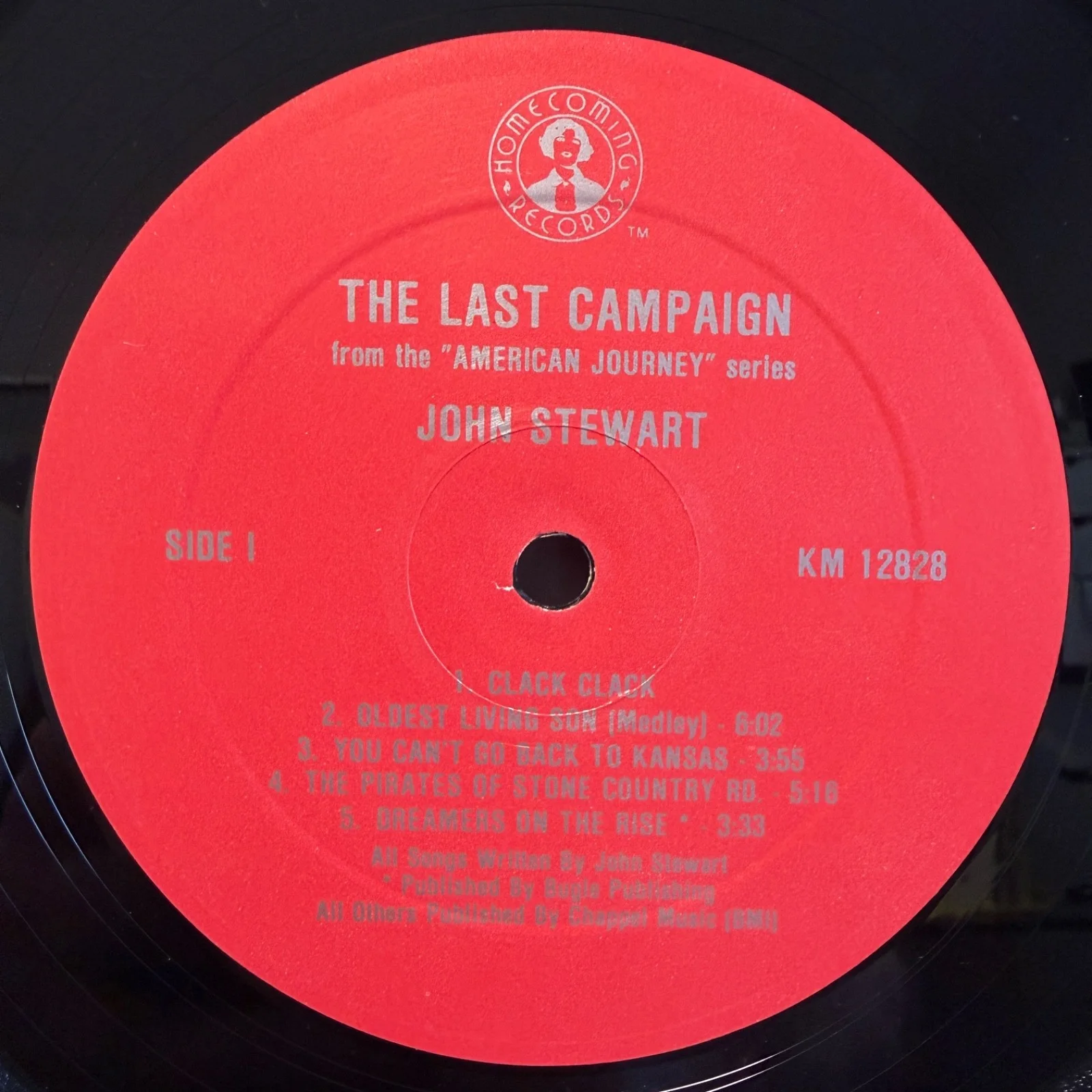 JOHN STEWART "The Last Campaign" - AUTOGRAPHED - usa VINYL LP with inner sleeve, image 4