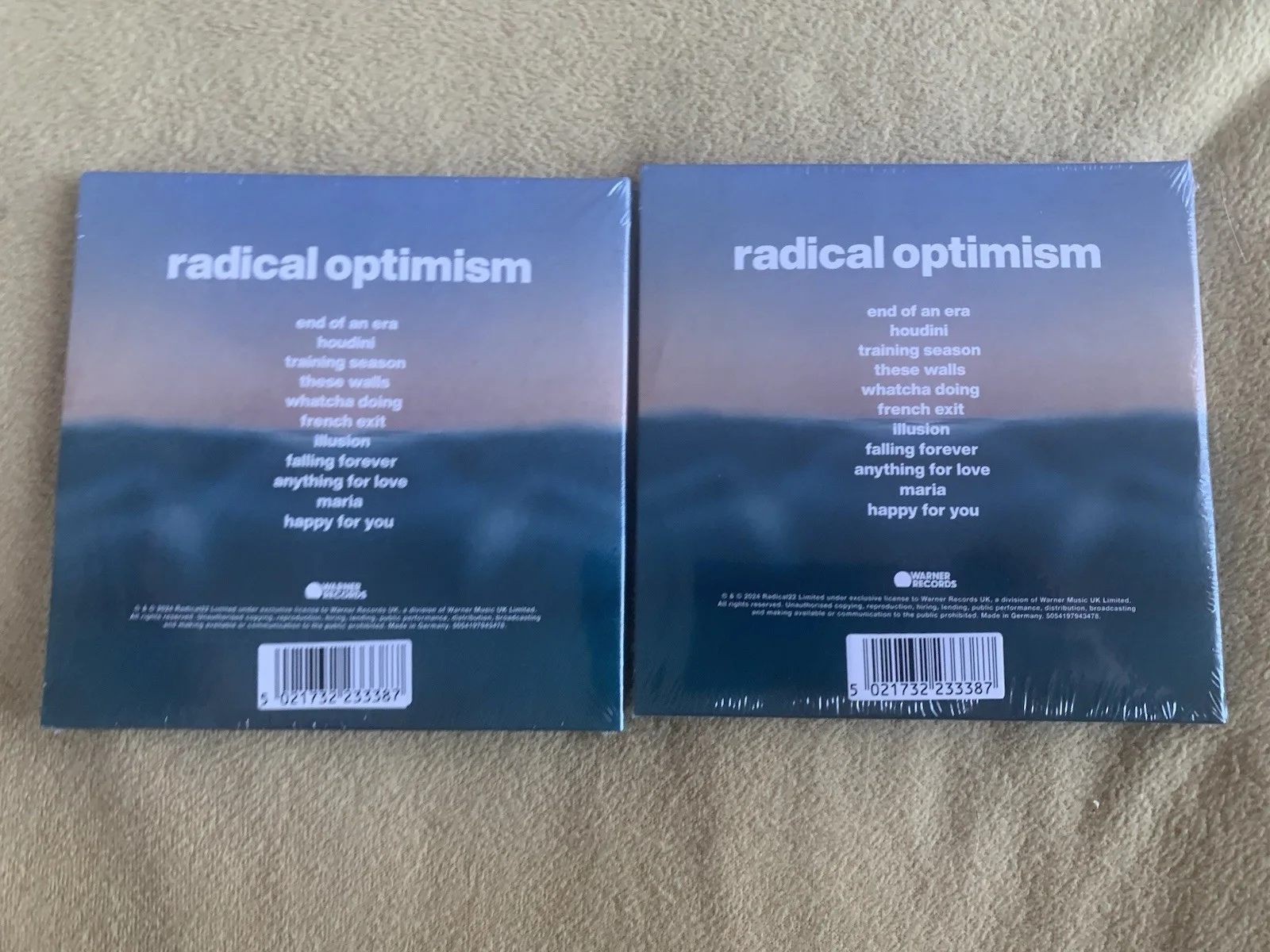 Dua Lipa Radical Optimism Lenticular CD Signed Insert Autographed New ✅, image 4