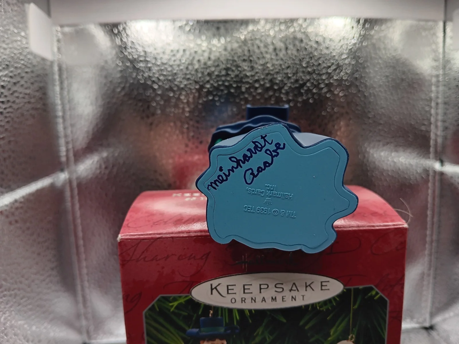 RARE Signed Meinhardt Raabe Wizard Of Oz Hallmark Keepsake Ornament, image 3
