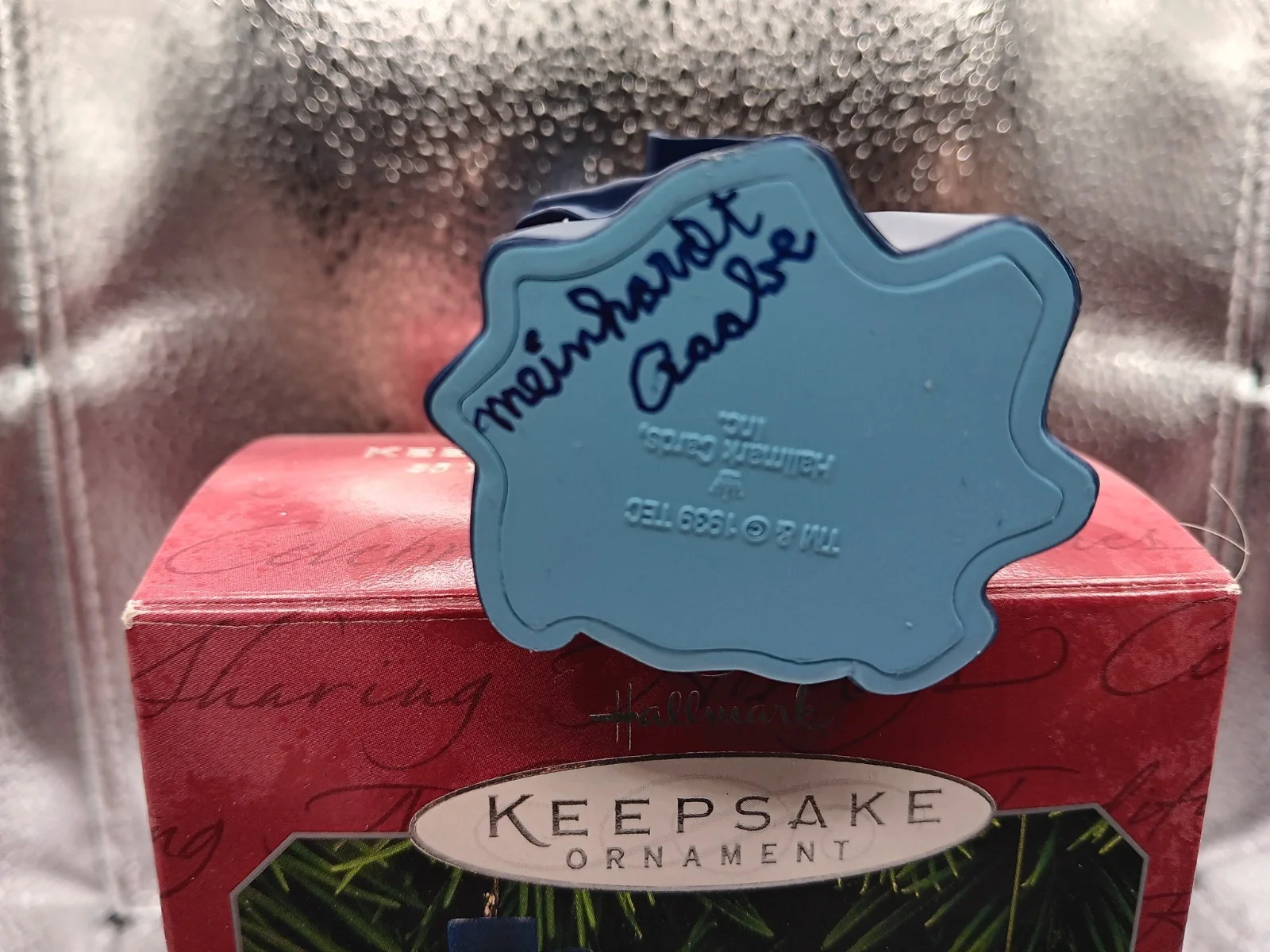 RARE Signed Meinhardt Raabe Wizard Of Oz Hallmark Keepsake Ornament, image 4